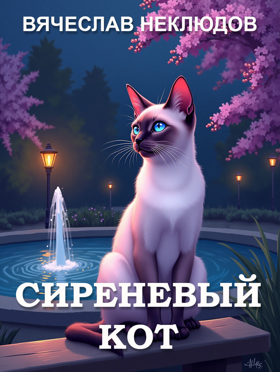 Lilac cat - My, Magic, Fantasy, Fantasy, Longpost