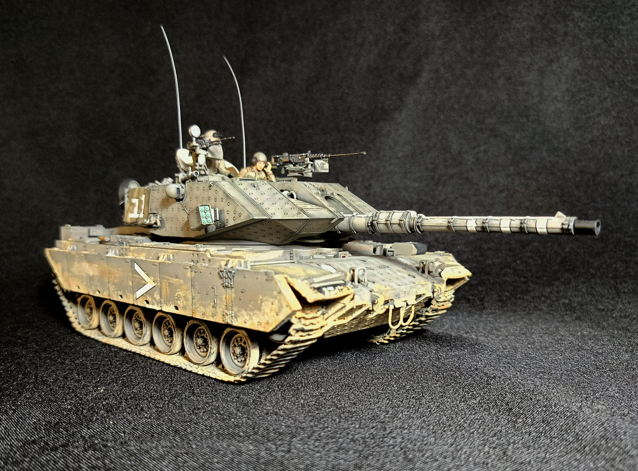 Patton on steroids. Magach 7C Gimel - My, Modeling, Stand modeling, Prefabricated model, Hobby, Miniature, With your own hands, Needlework without process, Scale model, Collecting, Armored vehicles, Military equipment, Technics, Israel, Tsakhal, Collection, History (science), Military history, Tanks, Friday tag is mine, Video, Longpost