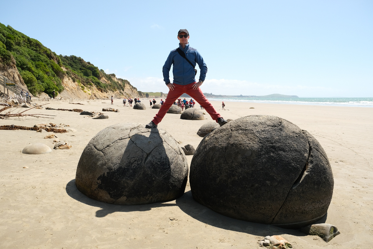 New Zealand. Upside Down on a Long White Cloud. Part 9 - New Zealand, Maori, Island, Cook, Moeraki, Ocean, Beach, Shore, Longpost