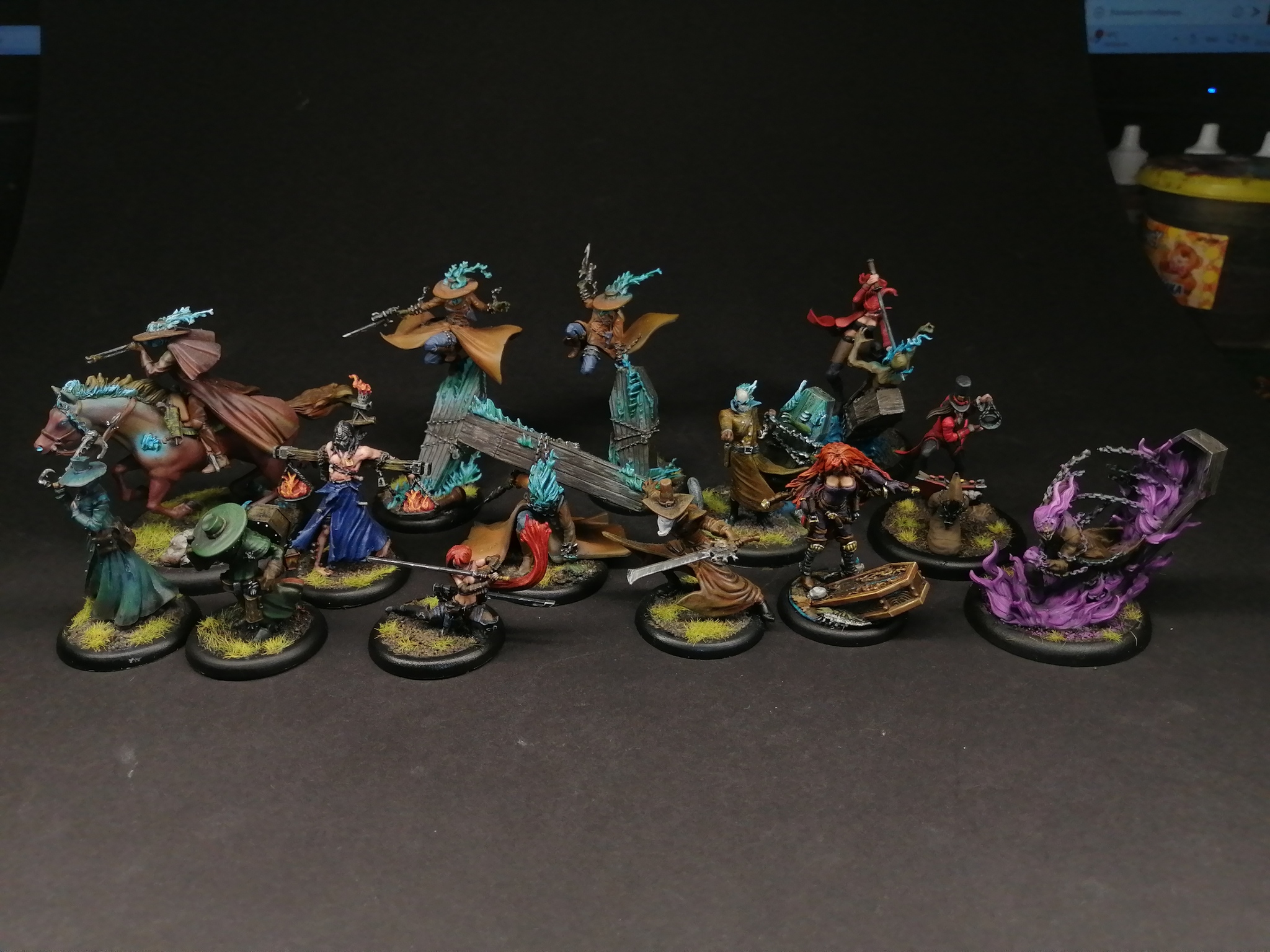 Gang for Wargame Malifaux - My, Collecting, Board games, Painting miniatures, Modeling, Miniature, Wargame, Collection, Malifaux, Longpost