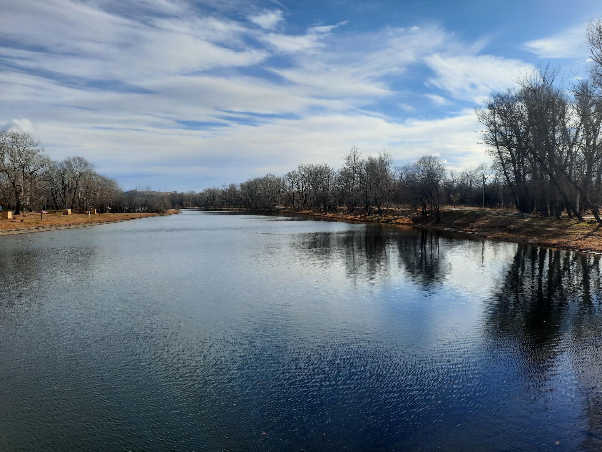 Reply to the post Hello November - My, Autumn, Autumn leaves, The photo, Longpost, Abakan, River, Beautiful view, Reply to post, Landscape