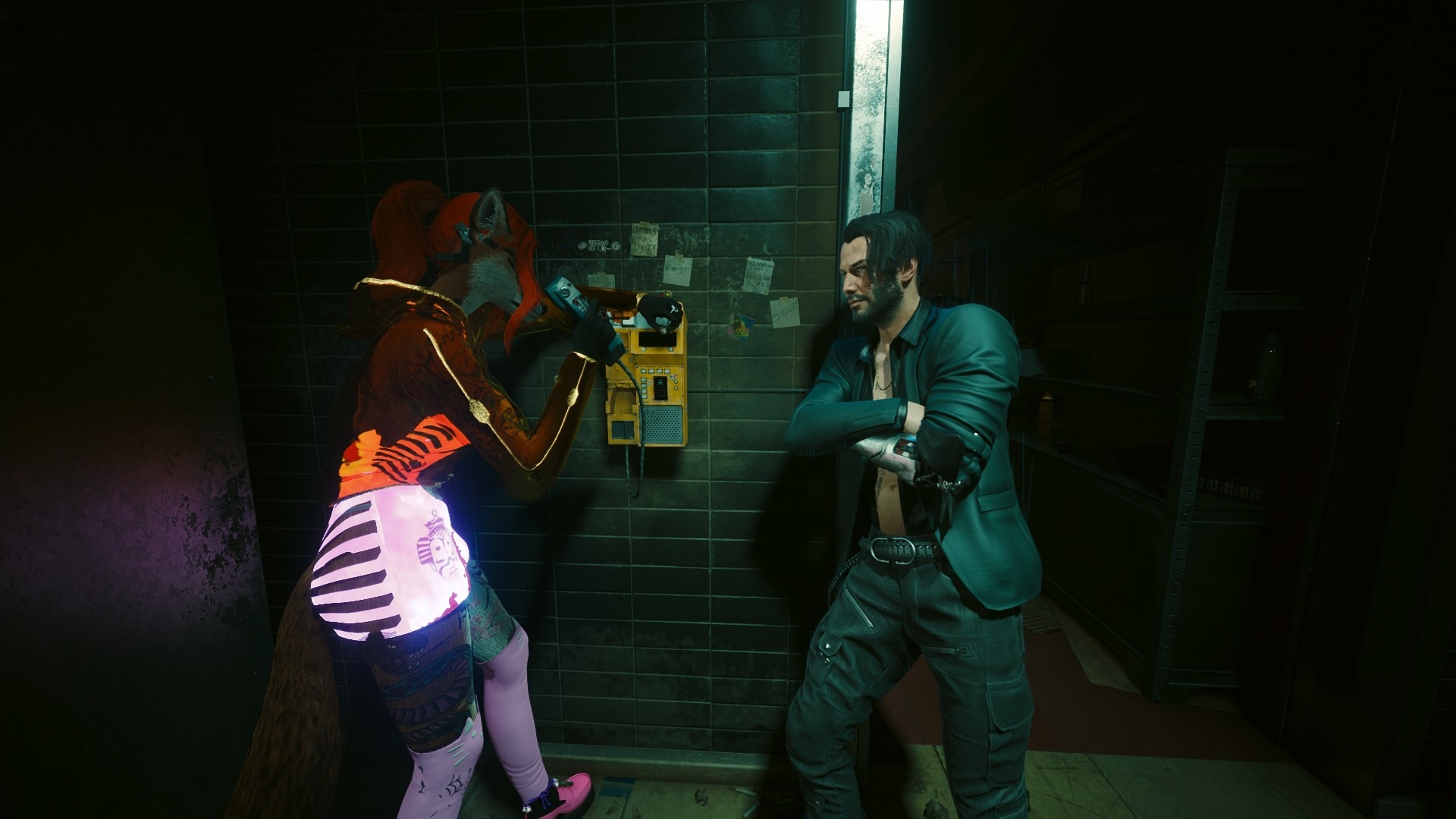 Фурри в Cyberpunk 2077 #29 Foxy V Biosculpted Exotics Mod + Biosculpted Exotics Retexture and Fixes + JB - TPP MOD WIP third person - Моё, Фурри, Cyberpunk 2077, Скриншот, Моды, Длиннопост, Лиса, Furry Fox