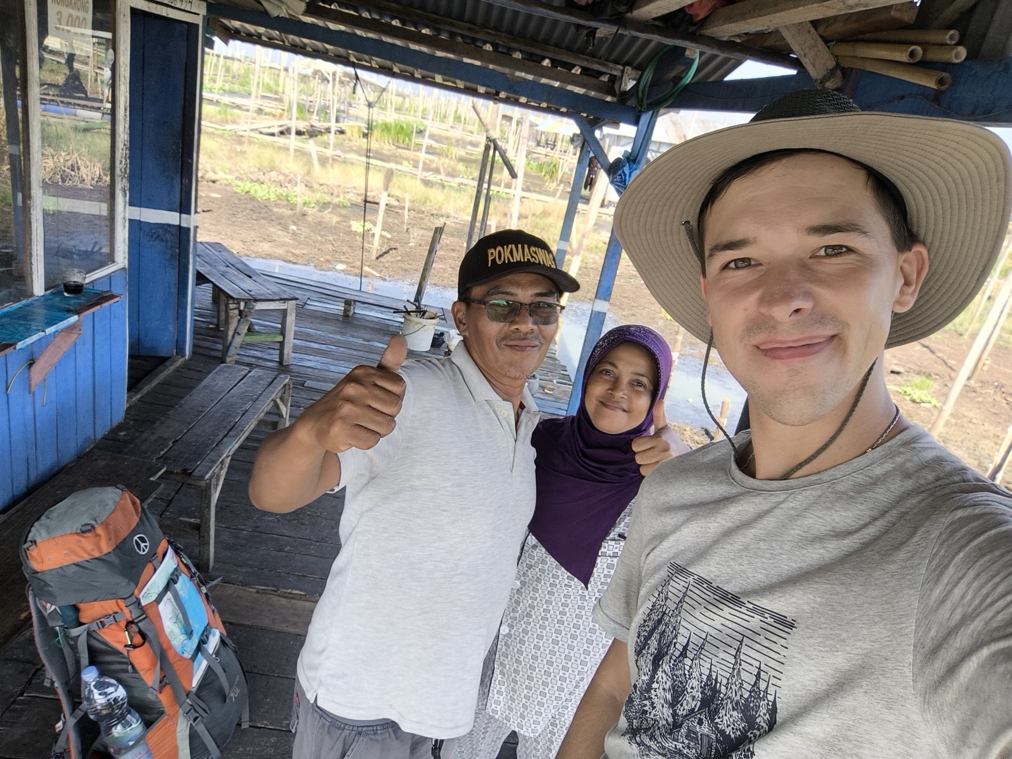 Melanesia Travel Diary. Indonesia. Day 132. Fishing in the Swamp - My, Travels, Around the world, Informative, Fishing, Life stories, Lake, Swamp, Indonesia, cat, Video, Longpost