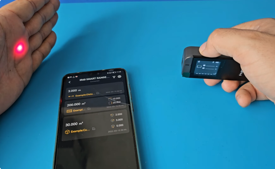 Лазерный дальномер с приложением для смартфона: FNIRSI IR40 с дальность измерения до 40 метров - Моё, Электроника, Товары, Китайские товары, AliExpress, Гаджеты, Инструменты, Измерительные приборы, Дальномеры, Длиннопост