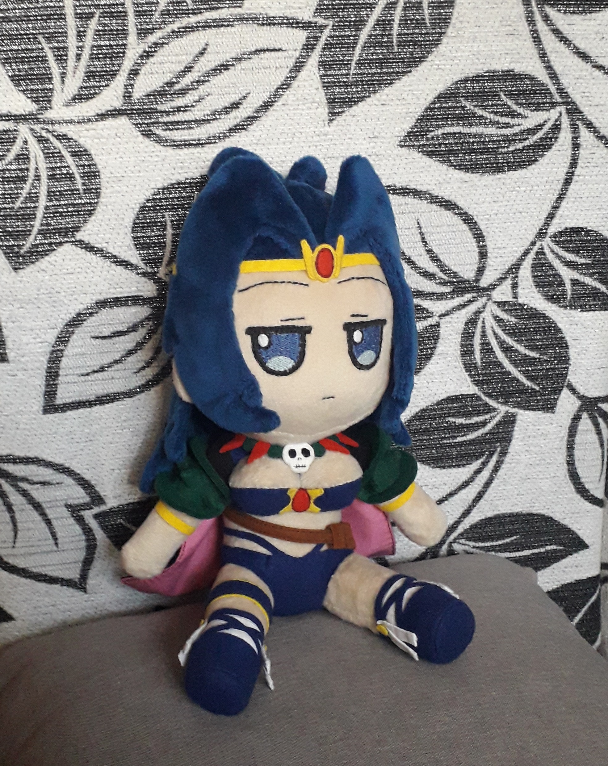 Naga the Plush Serpent - My, Slayers, Plush Toys, Needlework, Anime, Longpost, Naga The Serpent