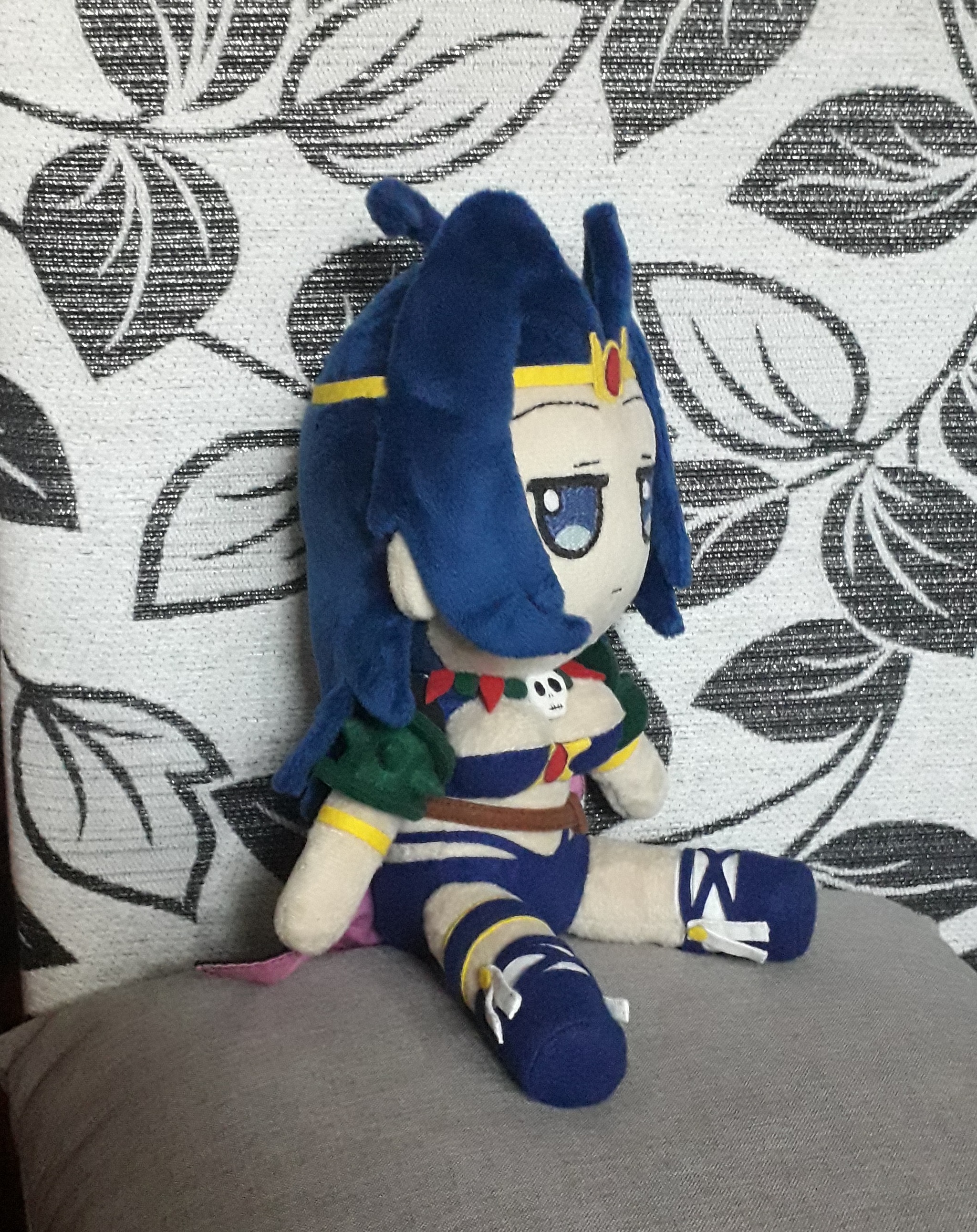 Naga the Plush Serpent - My, Slayers, Plush Toys, Needlework, Anime, Longpost, Naga The Serpent