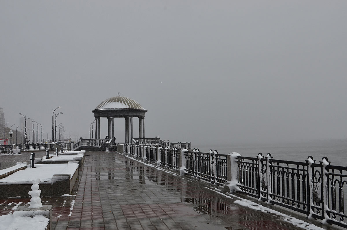 Gazebo on the embankment - My, Дальний Восток, The photo, Amur region, Blagoveshchensk, Architecture