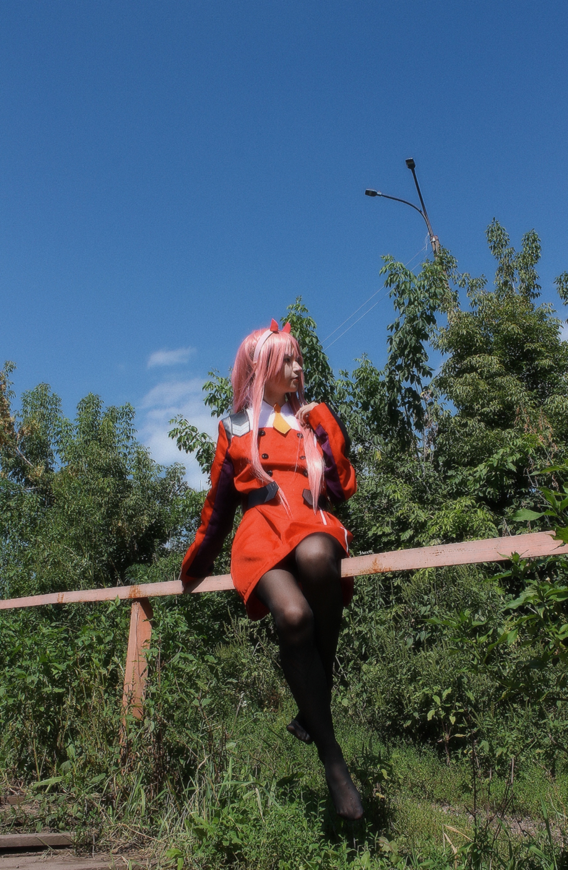 My favorite cosplay is 02 (darling in the franxx) - My, Milota, Cosplay, Costume, Cosplayers, Anime, Longpost, Zero two, Darling in the Franxx