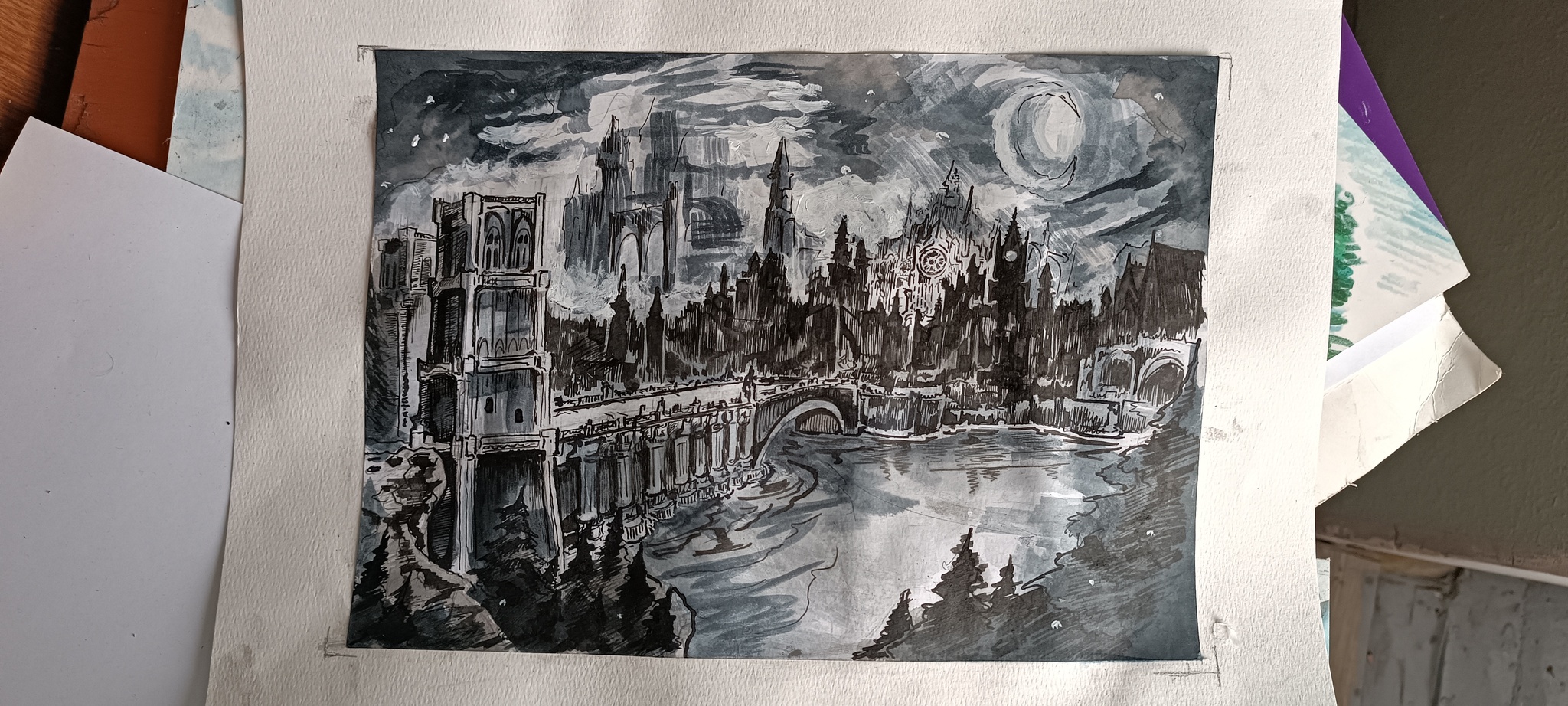 Irithyll of the Cold Valley - Drawing, Dark souls 3