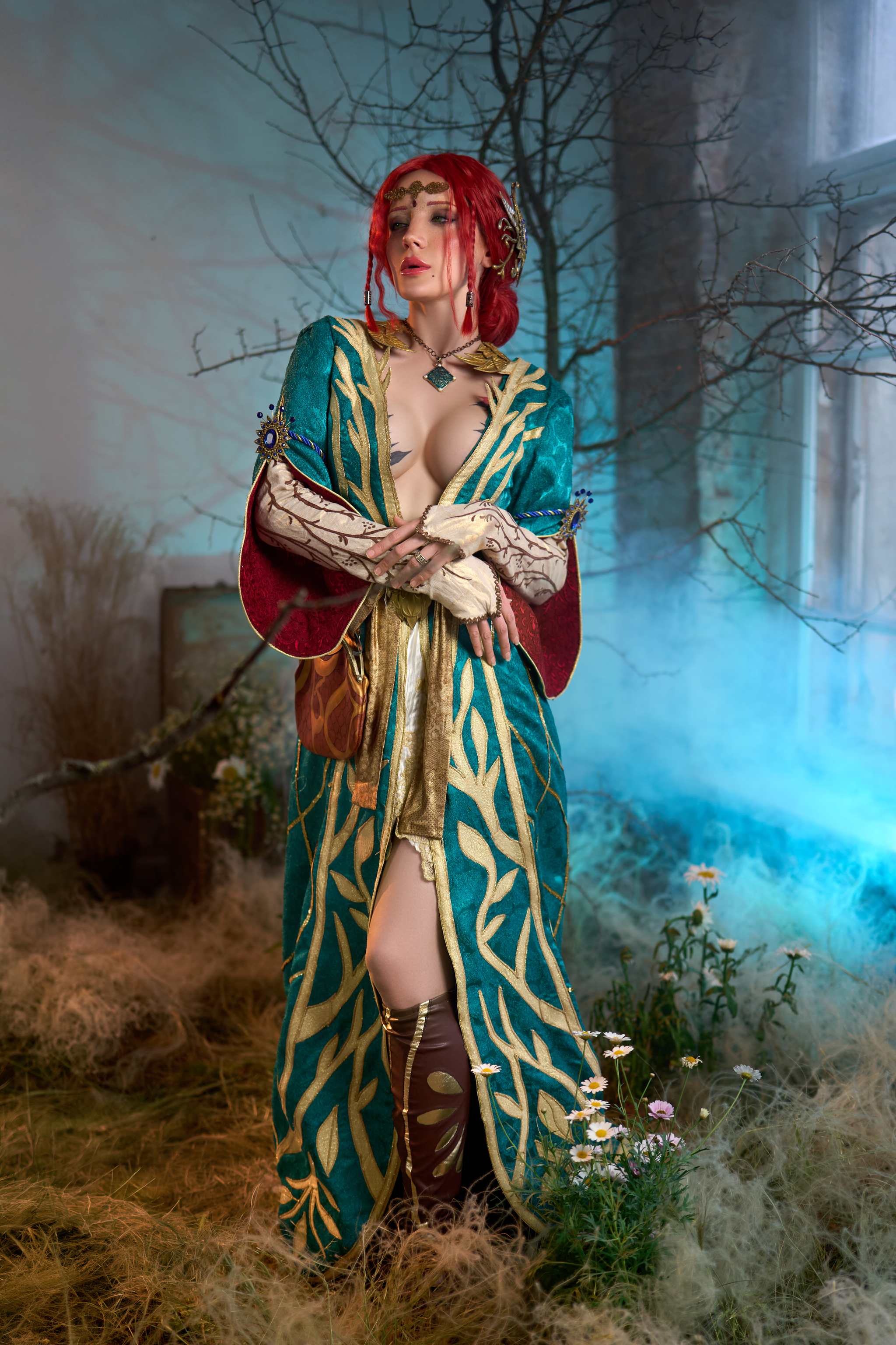 November 3rd - Cosplay Day! Triss congratulates everyone involved) - My, Cosplay, Triss Merigold, Witcher, The Witcher 3: Wild Hunt, Holidays, Longpost