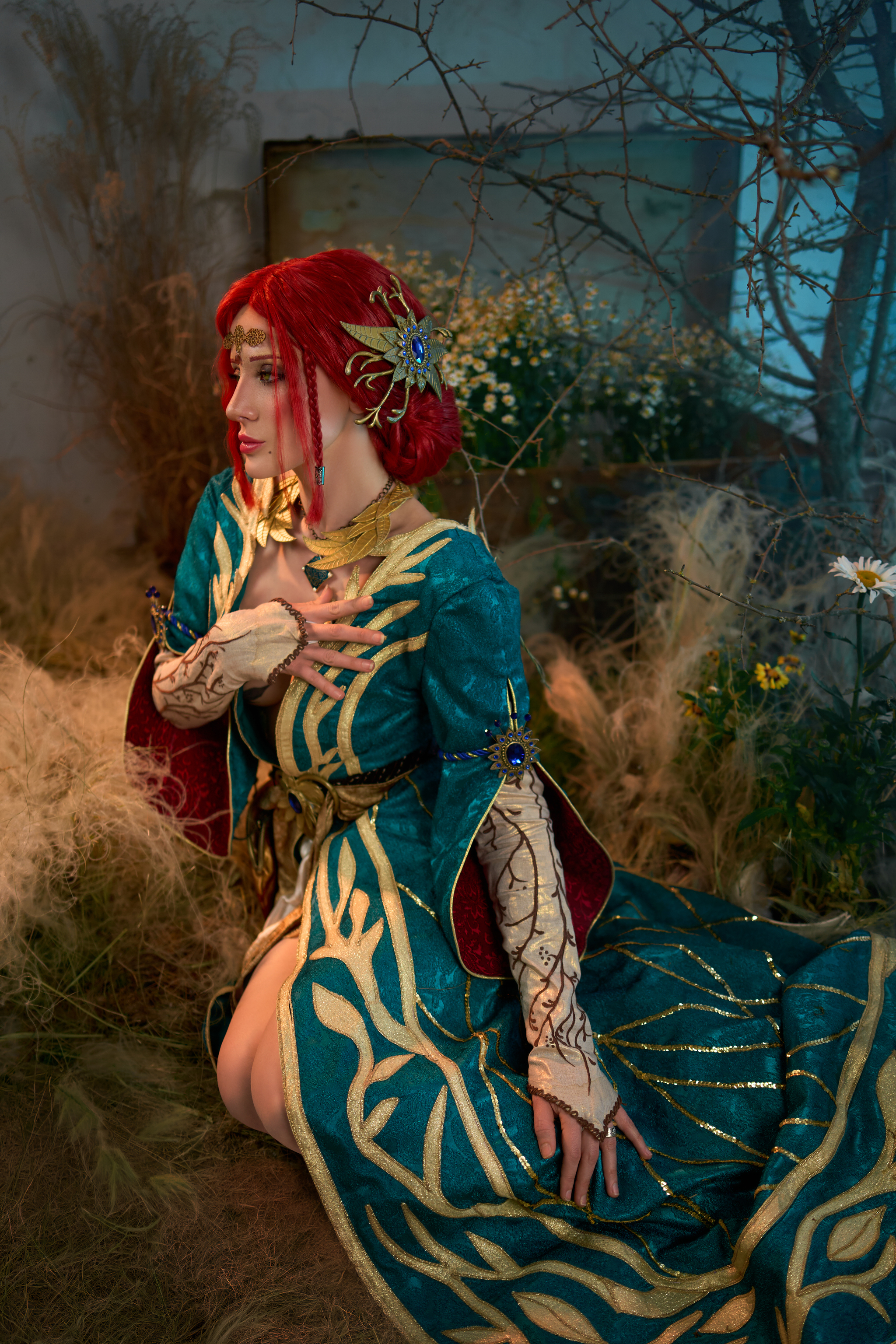 November 3rd - Cosplay Day! Triss congratulates everyone involved) - My, Cosplay, Triss Merigold, Witcher, The Witcher 3: Wild Hunt, Holidays, Longpost