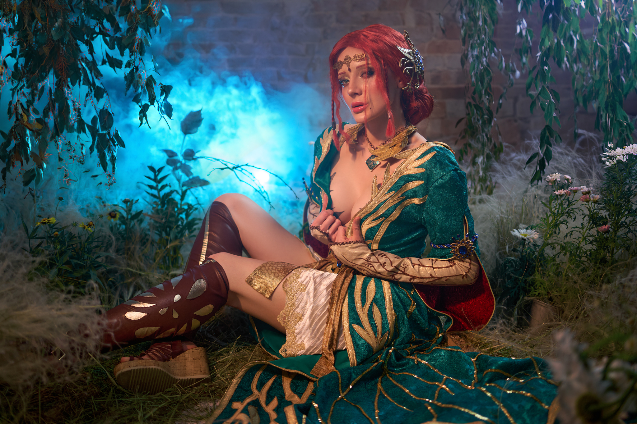 November 3rd - Cosplay Day! Triss congratulates everyone involved) - My, Cosplay, Triss Merigold, Witcher, The Witcher 3: Wild Hunt, Holidays, Longpost