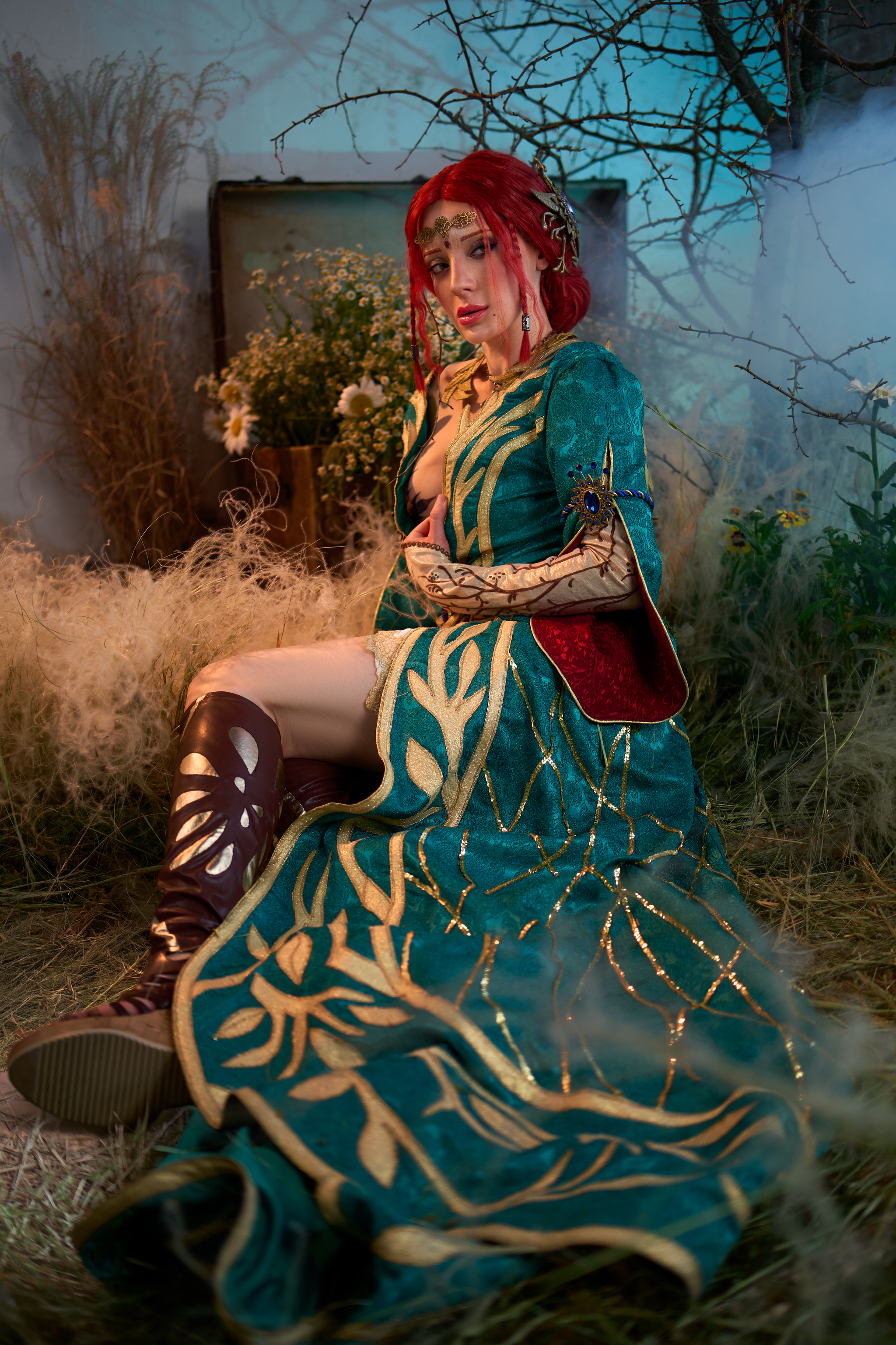 November 3rd - Cosplay Day! Triss congratulates everyone involved) - My, Cosplay, Triss Merigold, Witcher, The Witcher 3: Wild Hunt, Holidays, Longpost