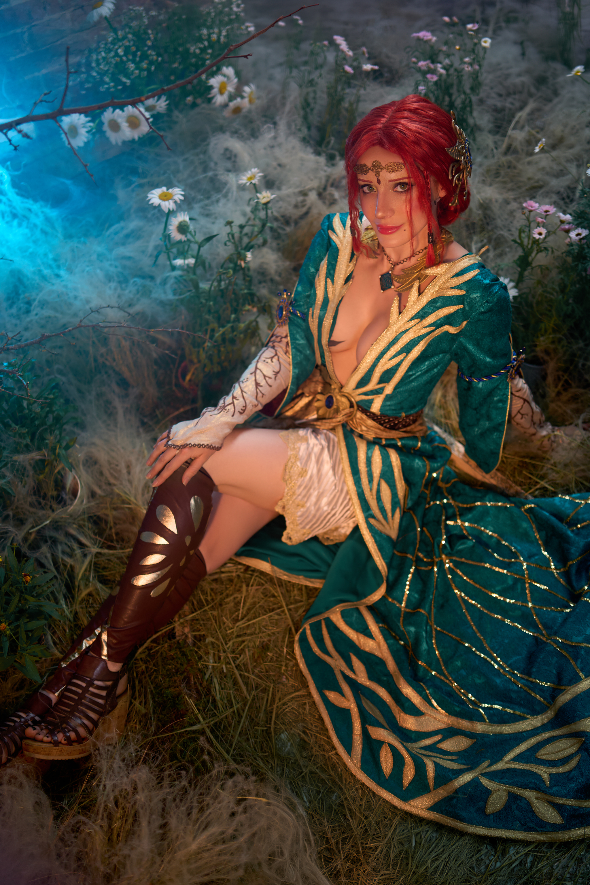 November 3rd - Cosplay Day! Triss congratulates everyone involved) - My, Cosplay, Triss Merigold, Witcher, The Witcher 3: Wild Hunt, Holidays, Longpost