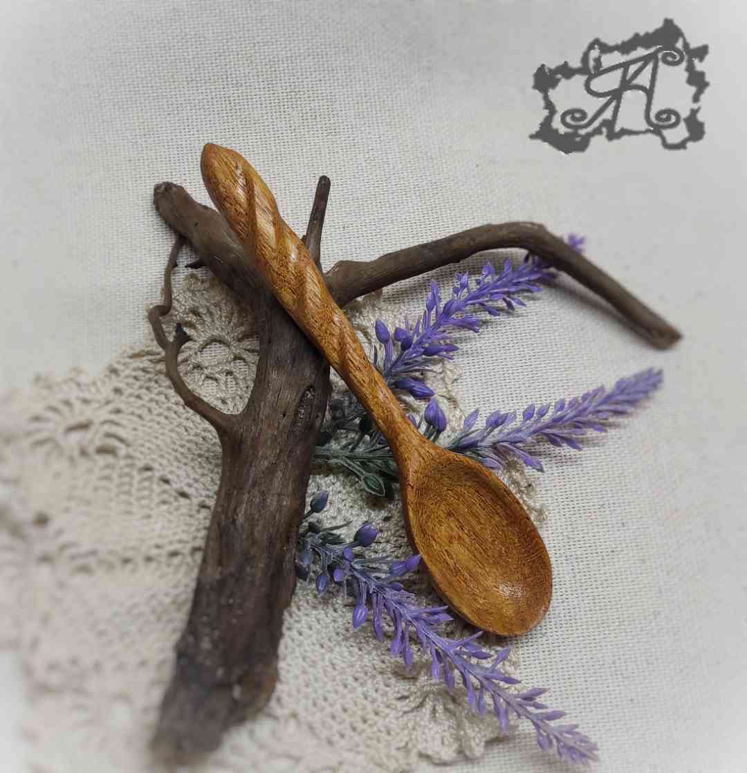 Wooden spoon - My, A spoon, Wood products, Serving, Longpost