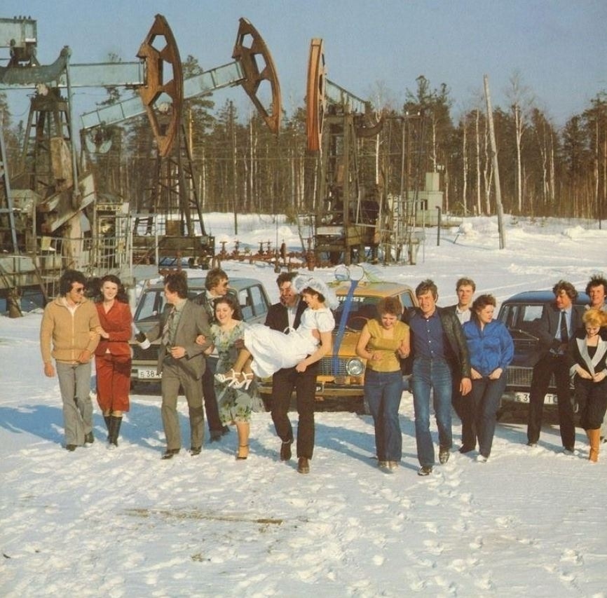 Drillers' wedding, Eastern Siberia, 80s. The best years for Siberia and for the youth who developed it... Romance! - The photo, Wedding, Siberia, Drillers, 80-е, Romance