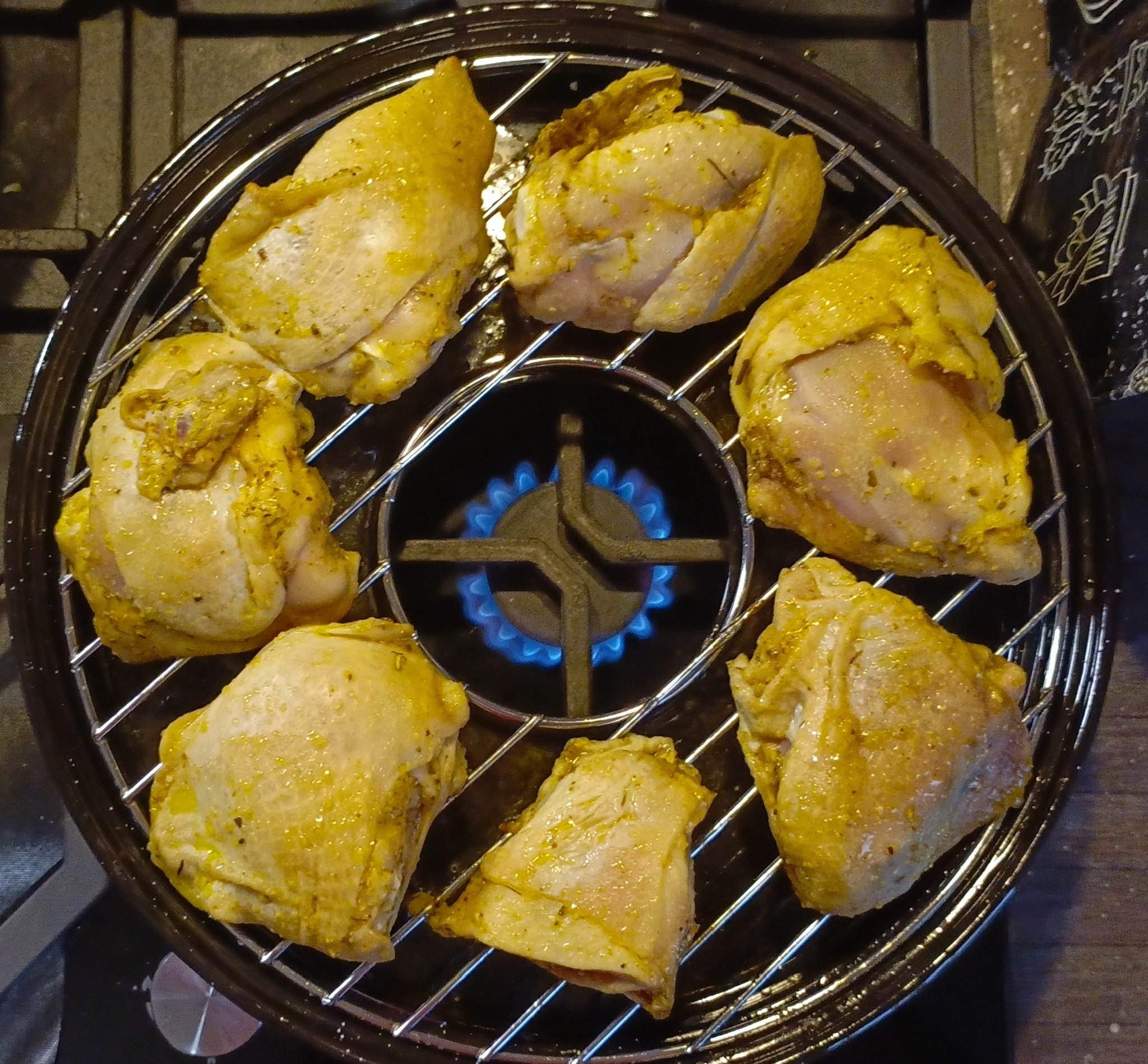 Grill-gas frying pan. How does it compare to an electric barbecue and a regular grill pan? - My, Men's cooking, Comparison, Overview, Meat, Frying pan-Grill, Shashlik, Longpost