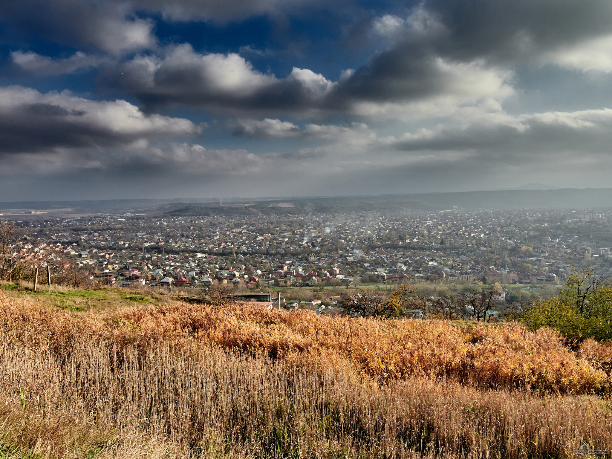 Pyatigorsk, Proval... - My, Landscape, Autumn, The sun, Pyatigorsk, Failure, Sunset, Longpost, The photo