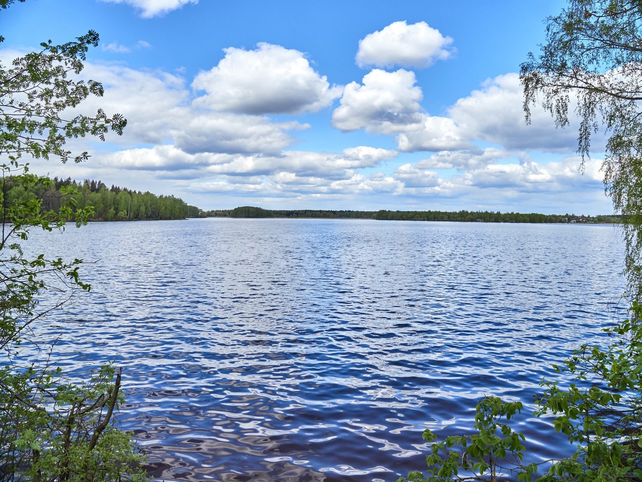 It snowed in Moscow, but I really want summer... - My, Landscape, The photo, Summer, River, Clouds, Good weather, Nature