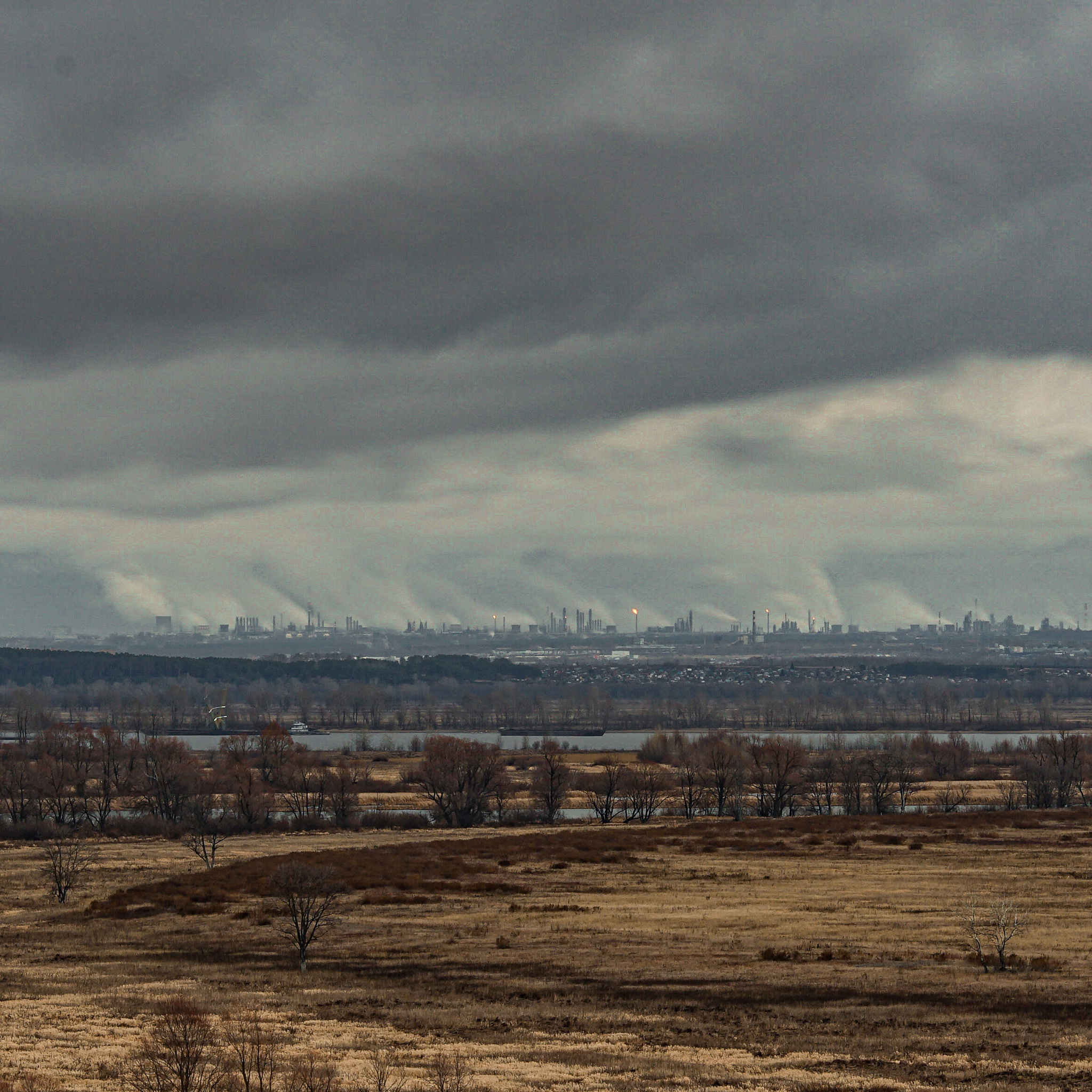 Snow is coming soon - My, Industrial, Landscape, The photo, Nizhnekamsk, Autumn