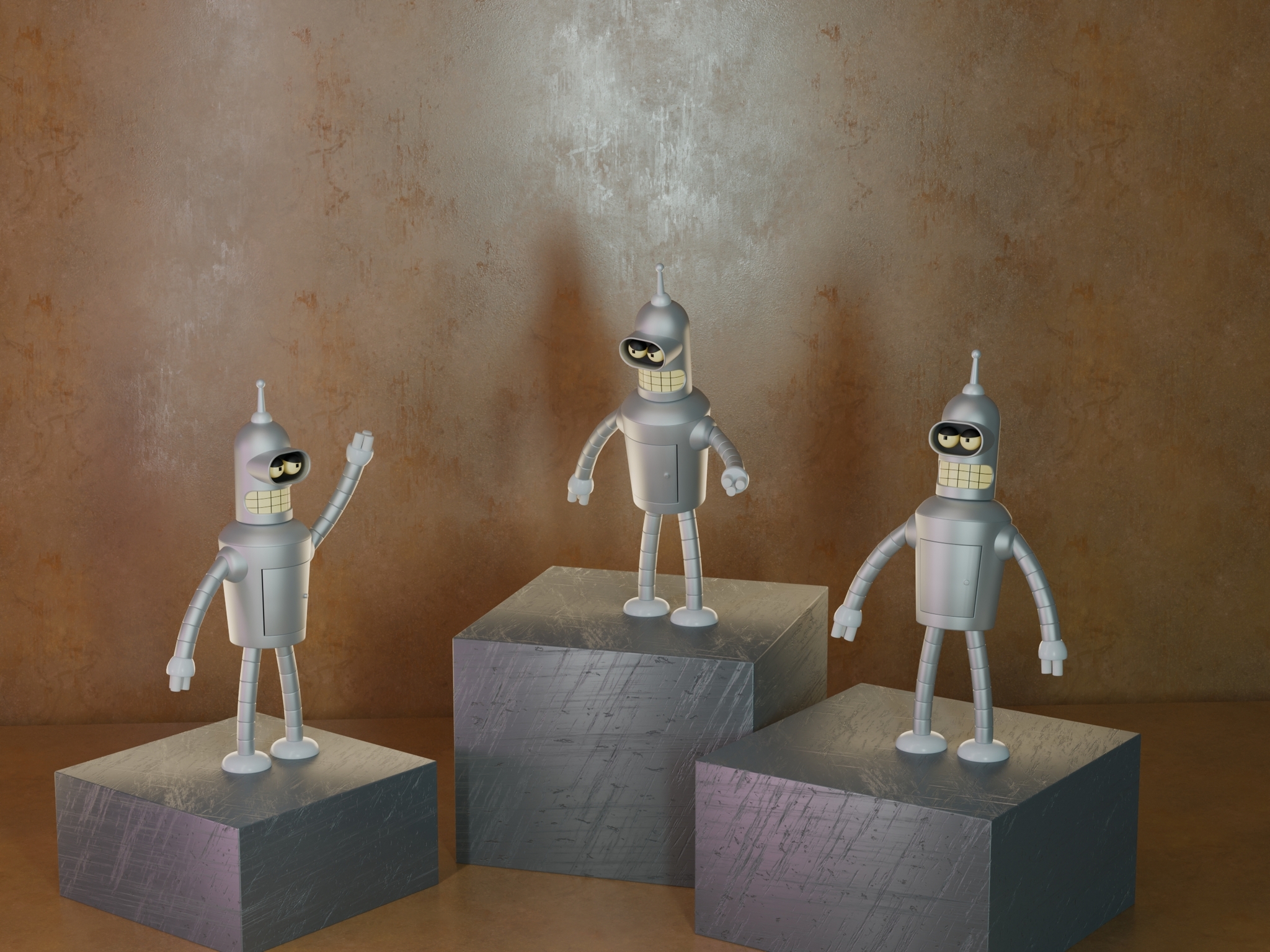 Kill all humans - My, Futurama, Blender, Characters (edit), Cartoons, Hobby, Education, Graphics