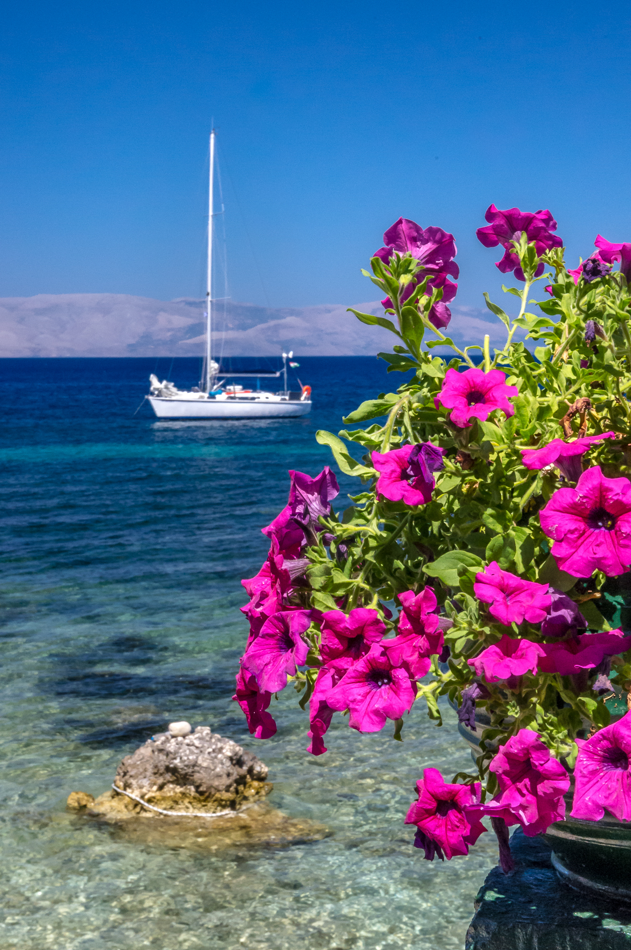 Tavern on the shore - My, Greece, Kerkyra, Tavern, Longpost, The photo