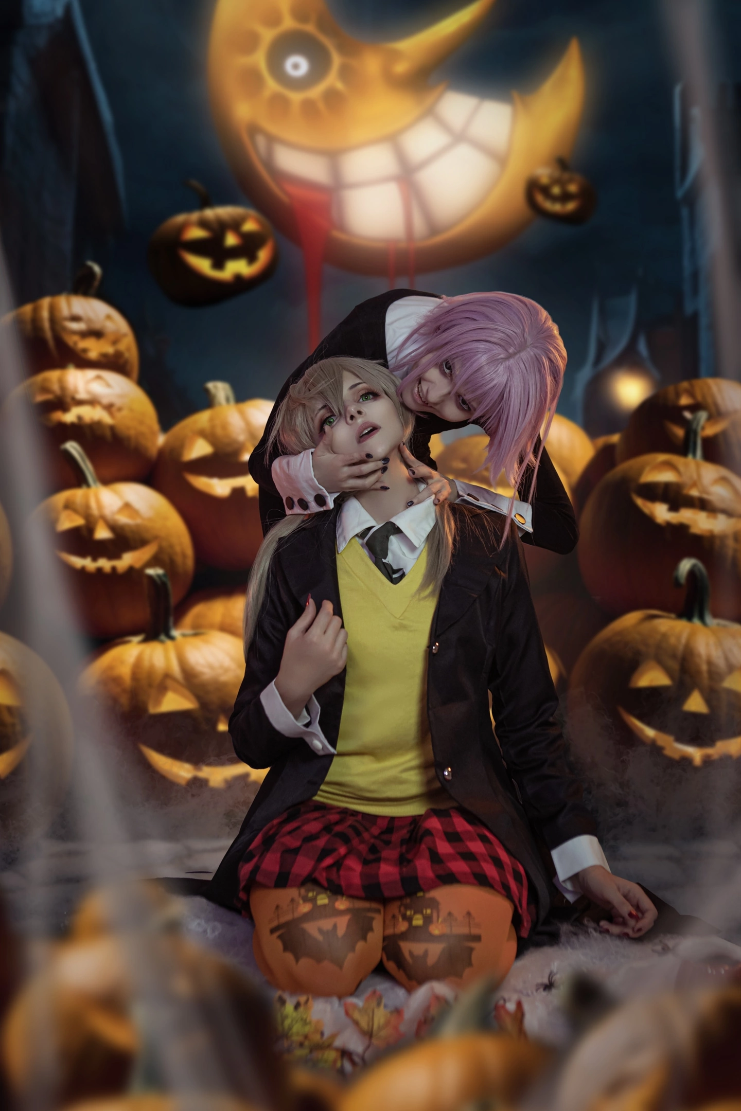 Soul Eater | Maka Albarn & Crona - Косплей, Maka Albarn, Crona, Soul Eater, Фотография, ВКонтакте (ссылка), Длиннопост