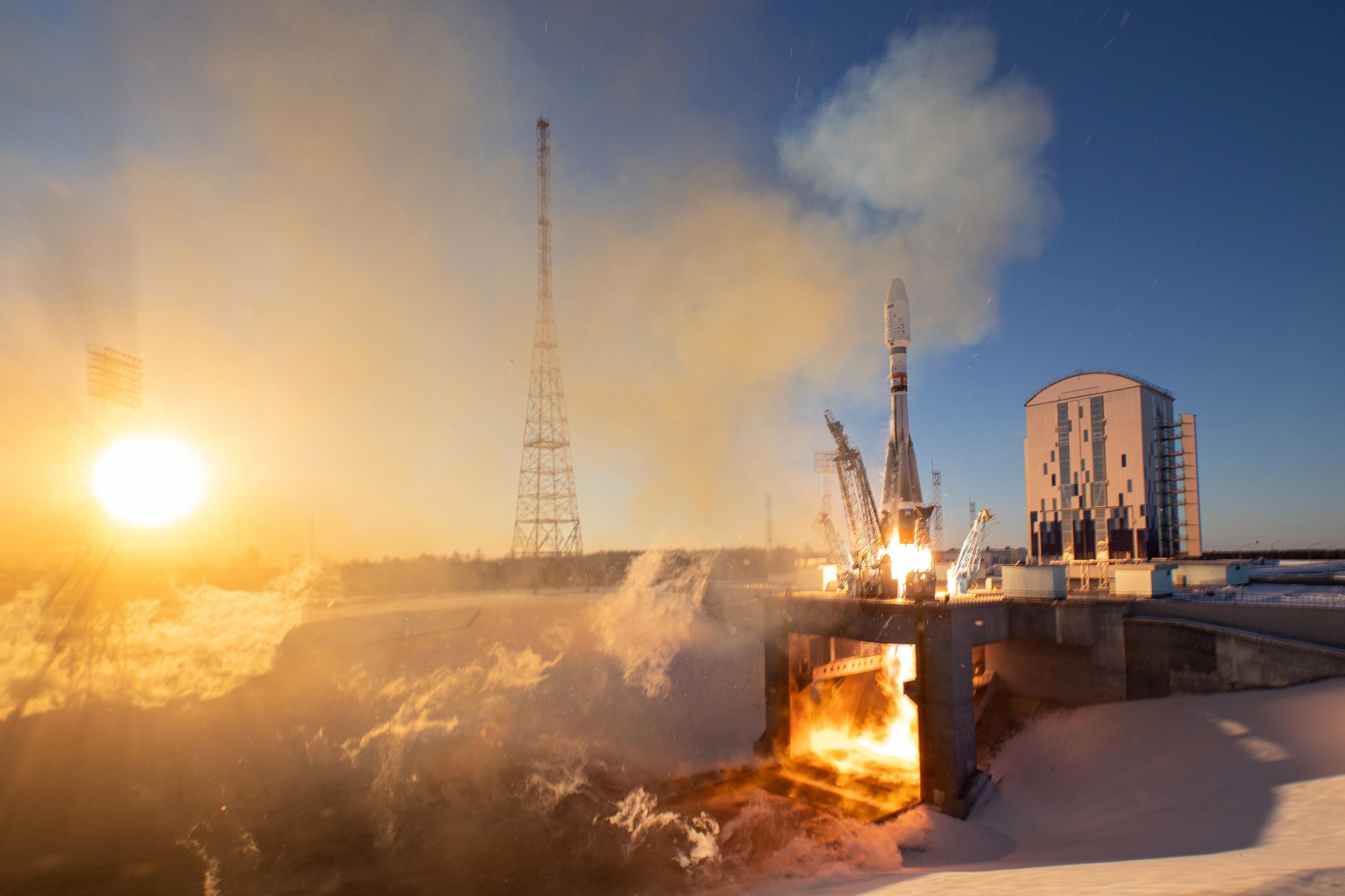 Continuation of the post The best moments of today's launch of the Union in a short video! - Rocket launch, Cosmonautics, Rocket, Cosmodrome Vostochny, Video, Soundless, Longpost, Reply to post, VKontakte (link)