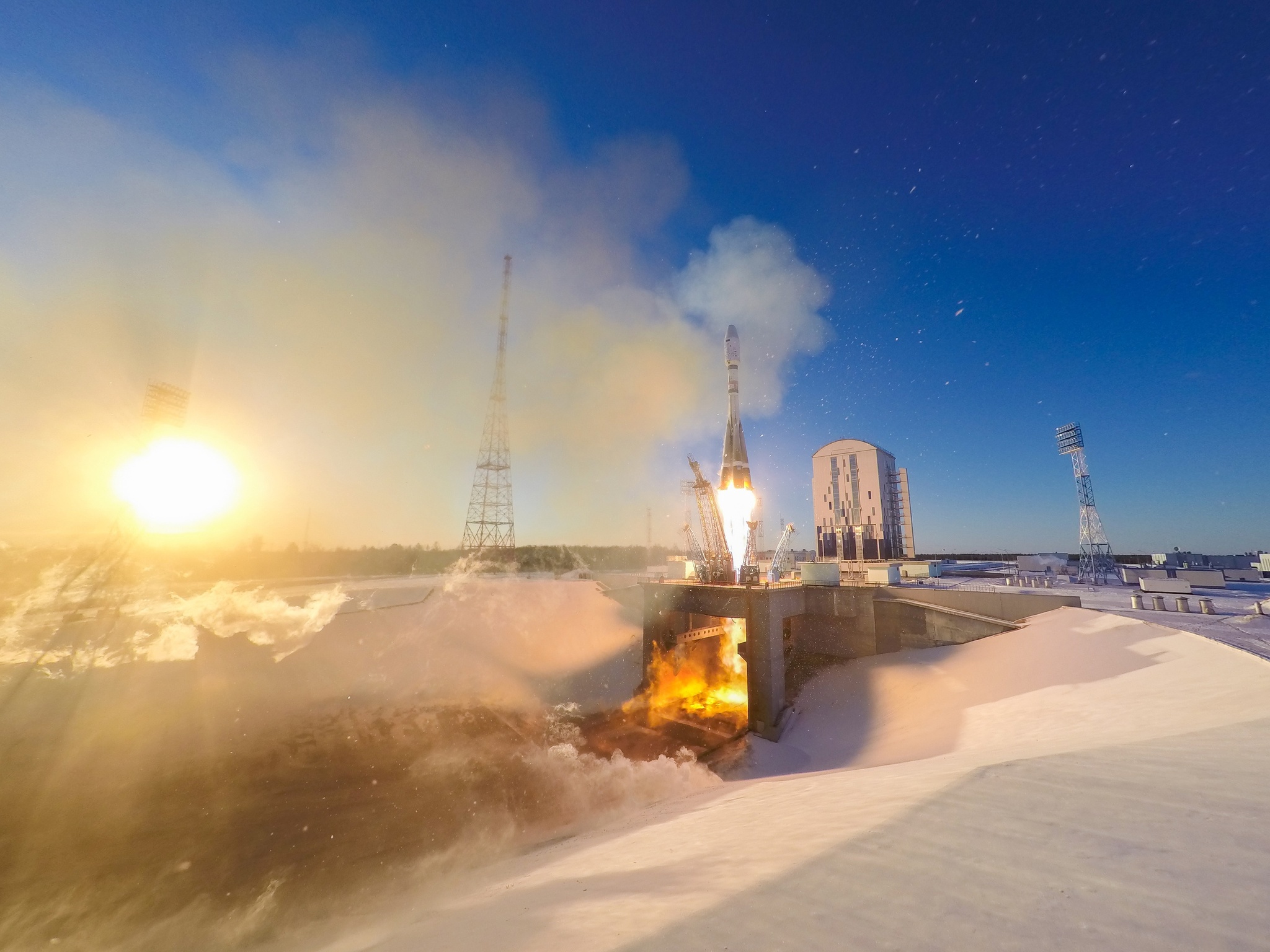 Continuation of the post The best moments of today's launch of the Union in a short video! - Rocket launch, Cosmonautics, Rocket, Cosmodrome Vostochny, Video, Soundless, Longpost, Reply to post, VKontakte (link)