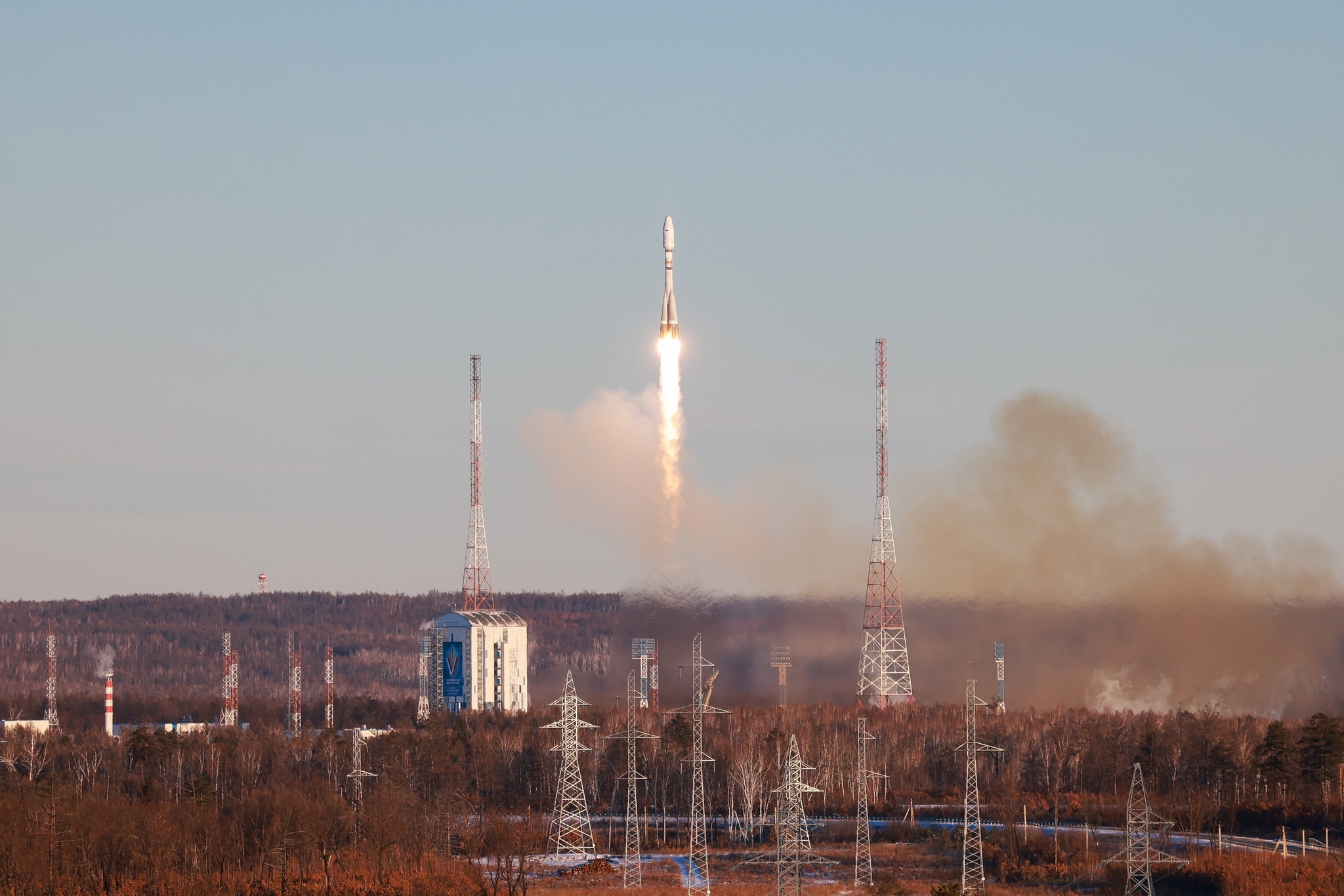 Continuation of the post The best moments of today's launch of the Union in a short video! - Rocket launch, Cosmonautics, Rocket, Cosmodrome Vostochny, Video, Soundless, Longpost, Reply to post, VKontakte (link)