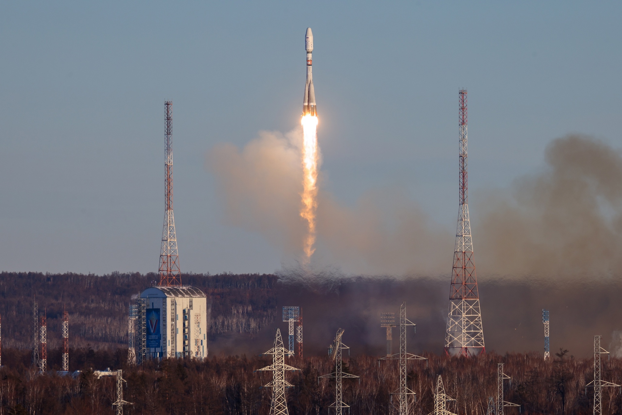 Continuation of the post The best moments of today's launch of the Union in a short video! - Rocket launch, Cosmonautics, Rocket, Cosmodrome Vostochny, Video, Soundless, Longpost, Reply to post, VKontakte (link)