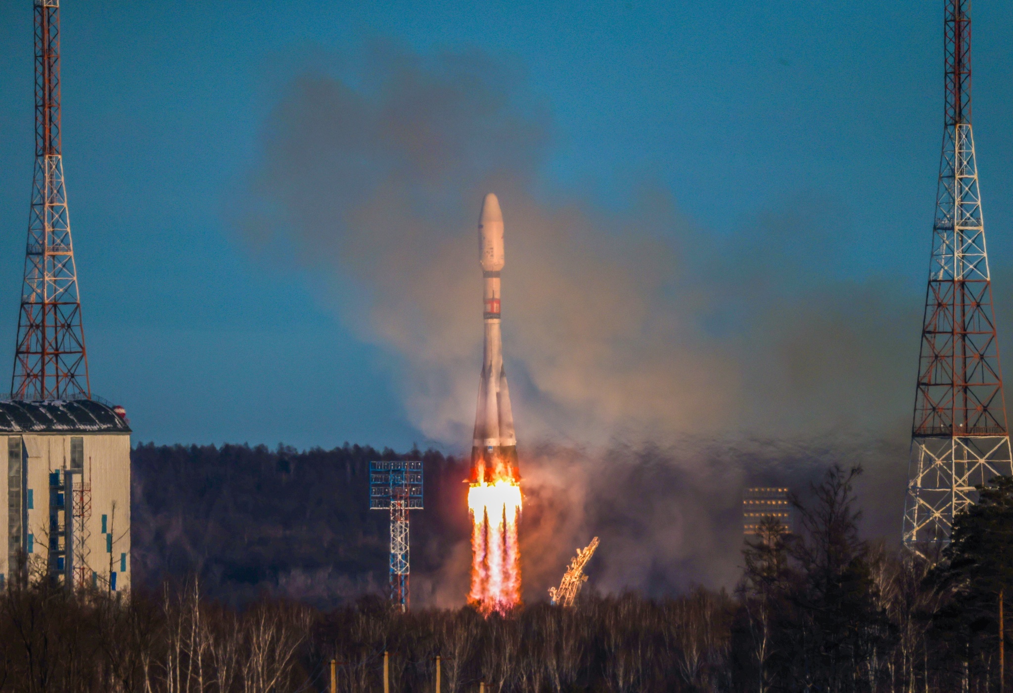 Continuation of the post The best moments of today's launch of the Union in a short video! - Rocket launch, Cosmonautics, Rocket, Cosmodrome Vostochny, Video, Soundless, Longpost, Reply to post, VKontakte (link)