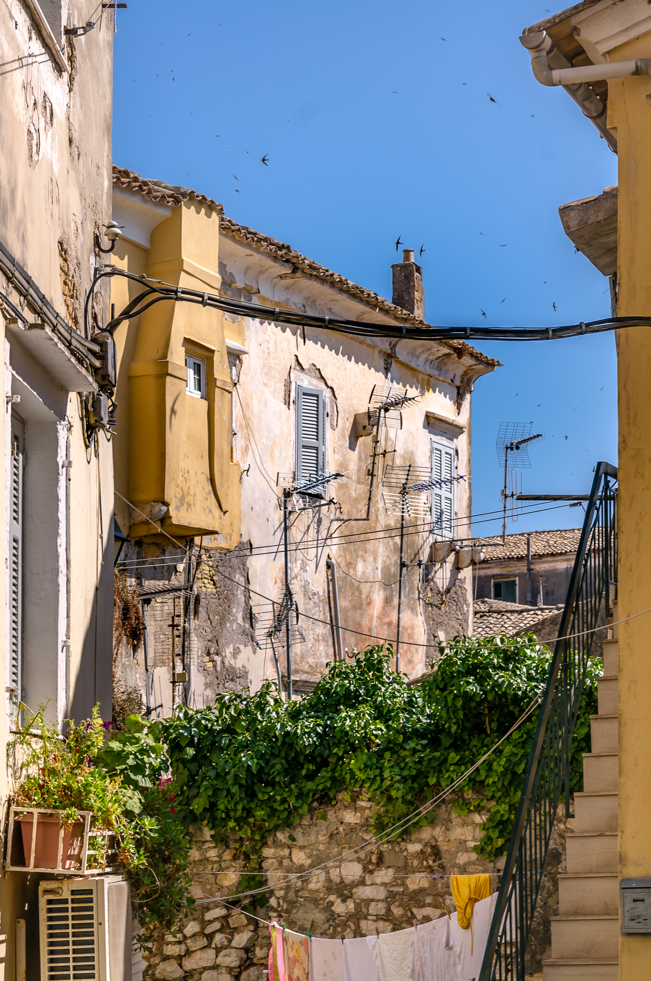 In old Kerkyra - My, Greece, Kerkyra, Slum, The street, Longpost