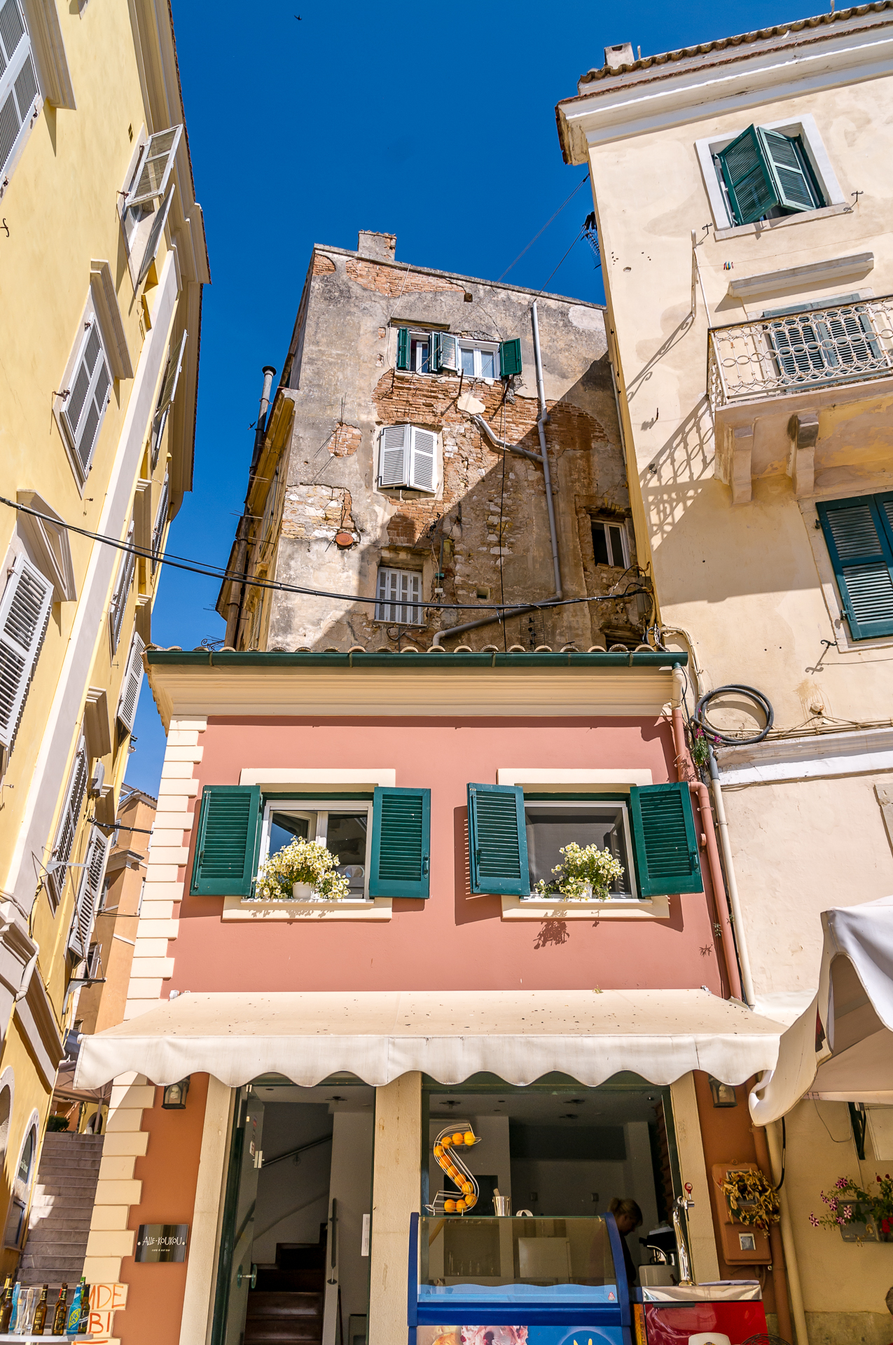 In old Kerkyra - My, Greece, Kerkyra, Slum, The street, Longpost