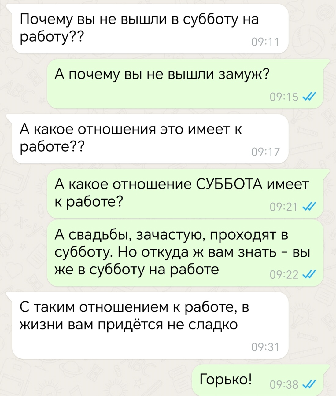 Про субботу - Юмор, Скриншот, Переписка, Telegram (ссылка), Суббота