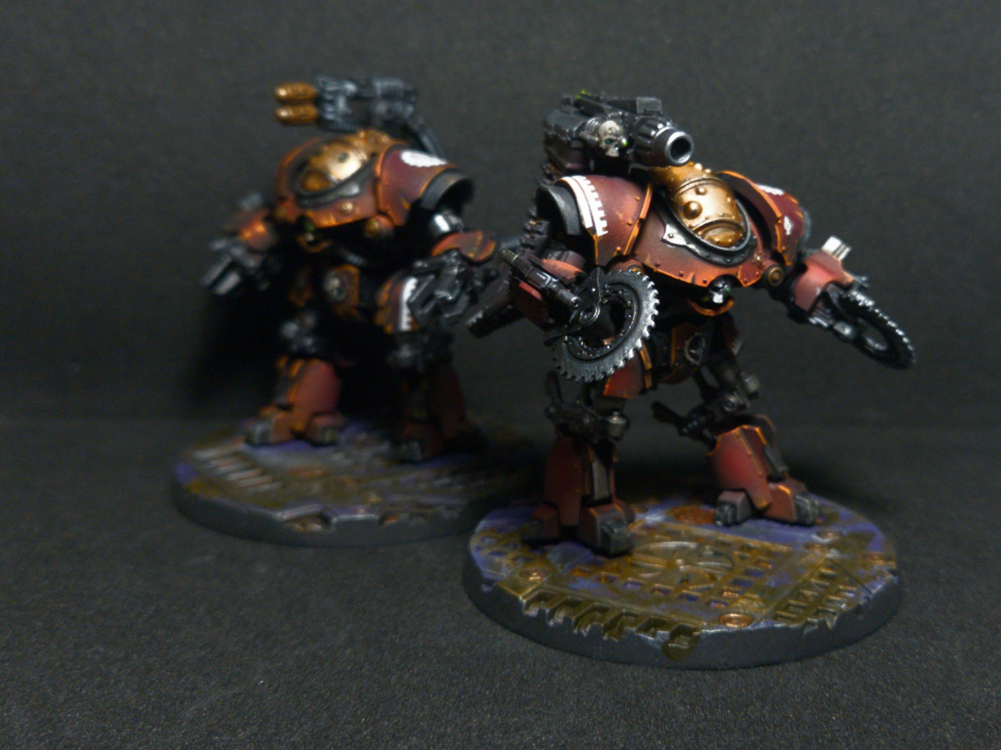 Rocker Robots from Mars - My, Warhammer 40k, Horus heresy, Adeptus Mechanicus, Airbrushing, Painting miniatures, Hobby