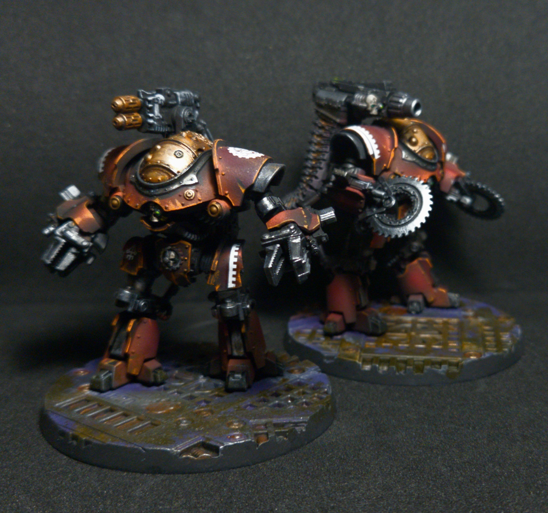 Rocker Robots from Mars - My, Warhammer 40k, Horus heresy, Adeptus Mechanicus, Airbrushing, Painting miniatures, Hobby