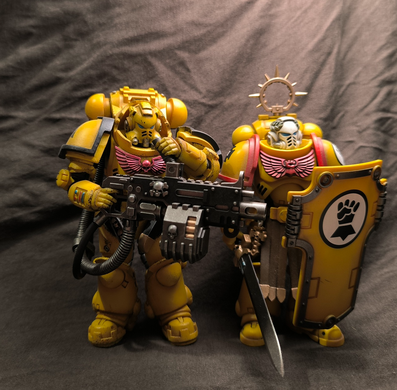 Continuation of the post JoyToy Warhammer, what are you doing... - Warhammer, Joy toy, Adeptus Astartes, Warhammer 40k, Warhammer 30k, Painting, Longpost, Reply to post