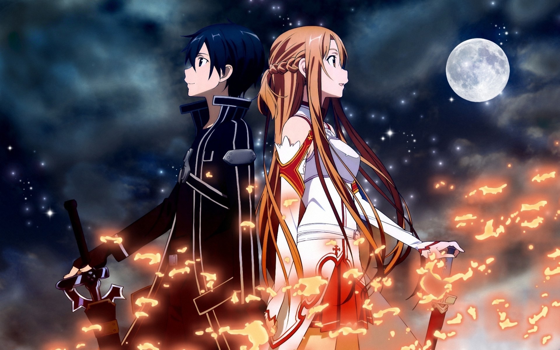 SAO сегодня закончилось - Аниме, Sword Art Online, Kirigaya Kazuto, Yuuki asuna