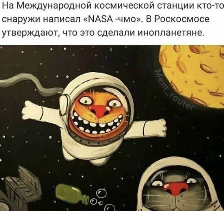 Nastamnet - Humor, Picture with text, Vasya Lozhkin, ISS, NASA