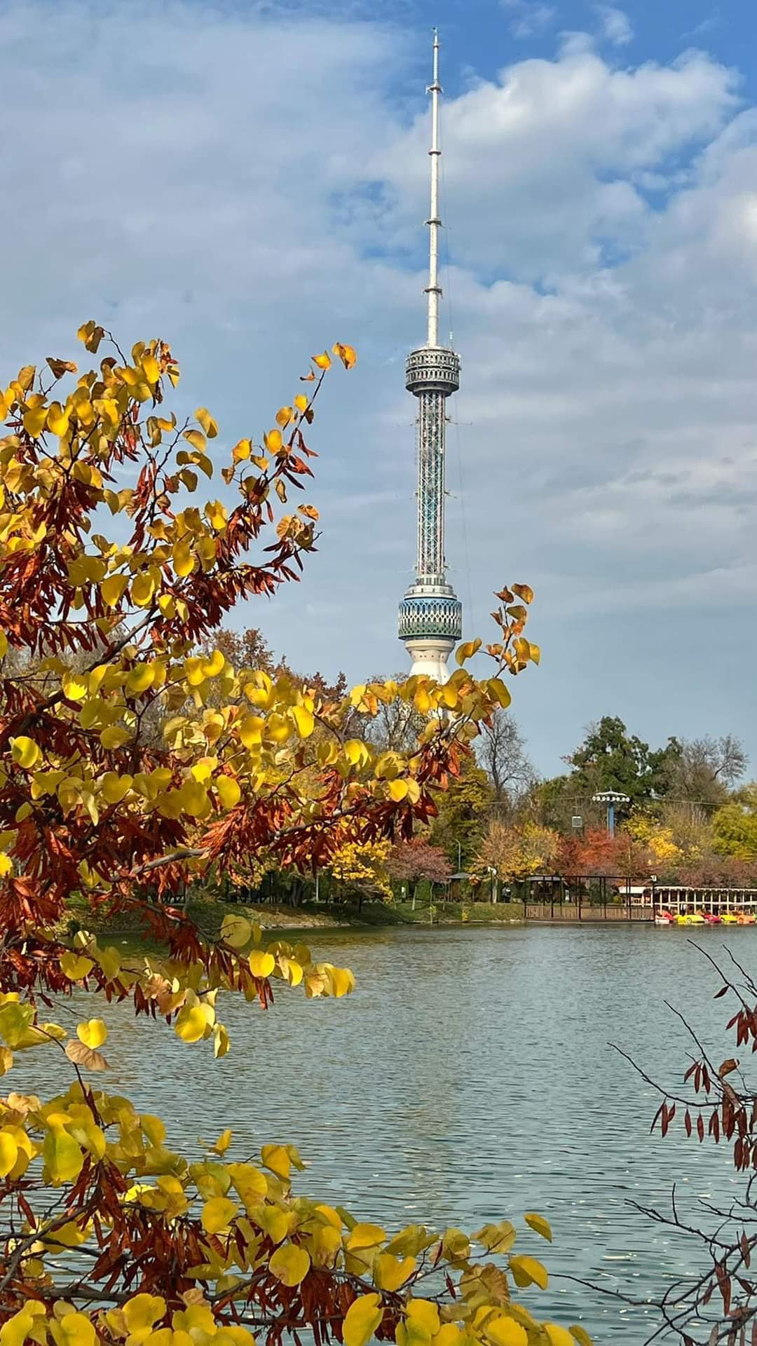 November Autumn and the great Shota Rustaveli! Tashkent 2024 - Tashkent, Images, 2024, November, Autumn, Longpost