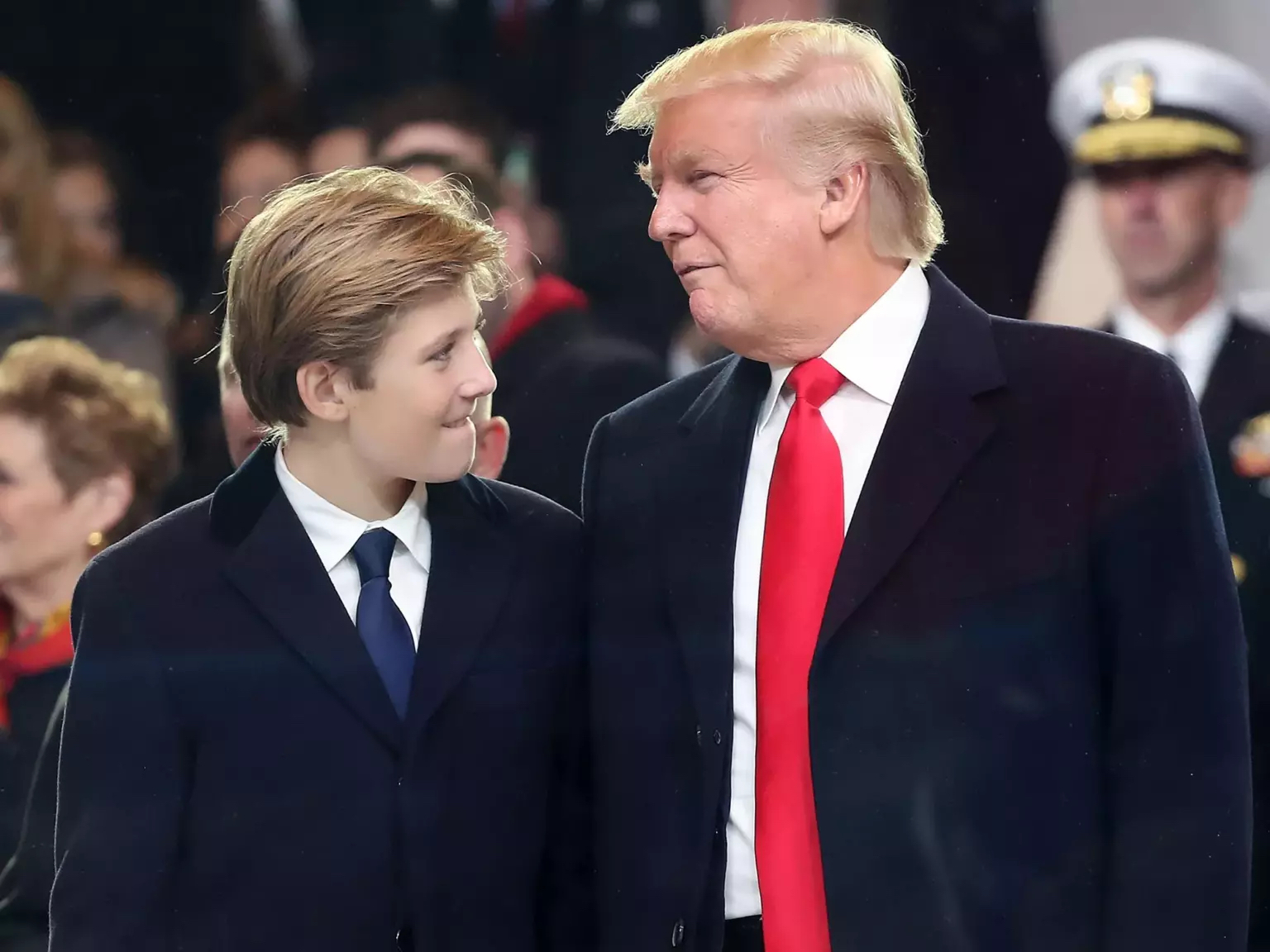 What does Donald Trump's youngest son look like now? - My, Donald Trump, Post #11600482, Melania trump, Elections, US elections, news, Longpost, Politics