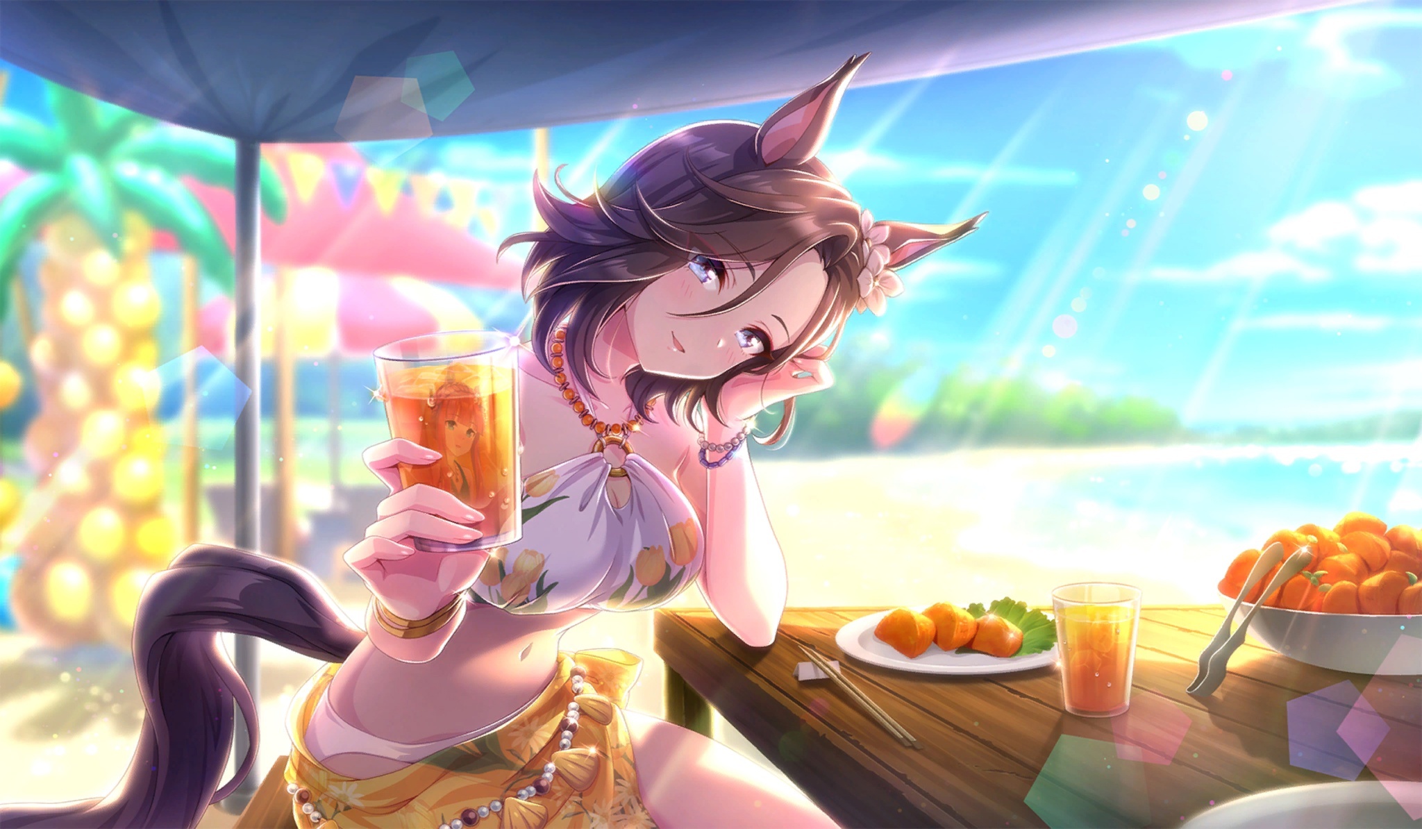 Подборка официальных артов из игры Uma Musume: Pretty Derby - Аниме, Anime Art, Мобильные игры, Uma Musume Pretty Derby, Silence Suzuka, Tokai teio, Air Groove, Manhattan Cafe, Animal Ears, Хвост, Длиннопост