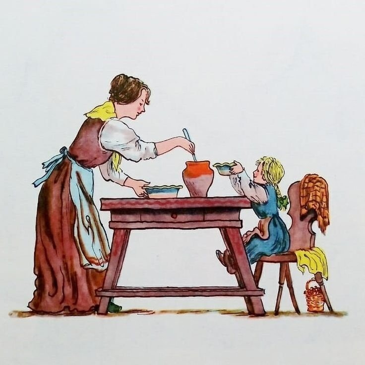 How could they not say, Pot, don't cook! - My, Children's literature, The culture, The brothers grimm, Longpost