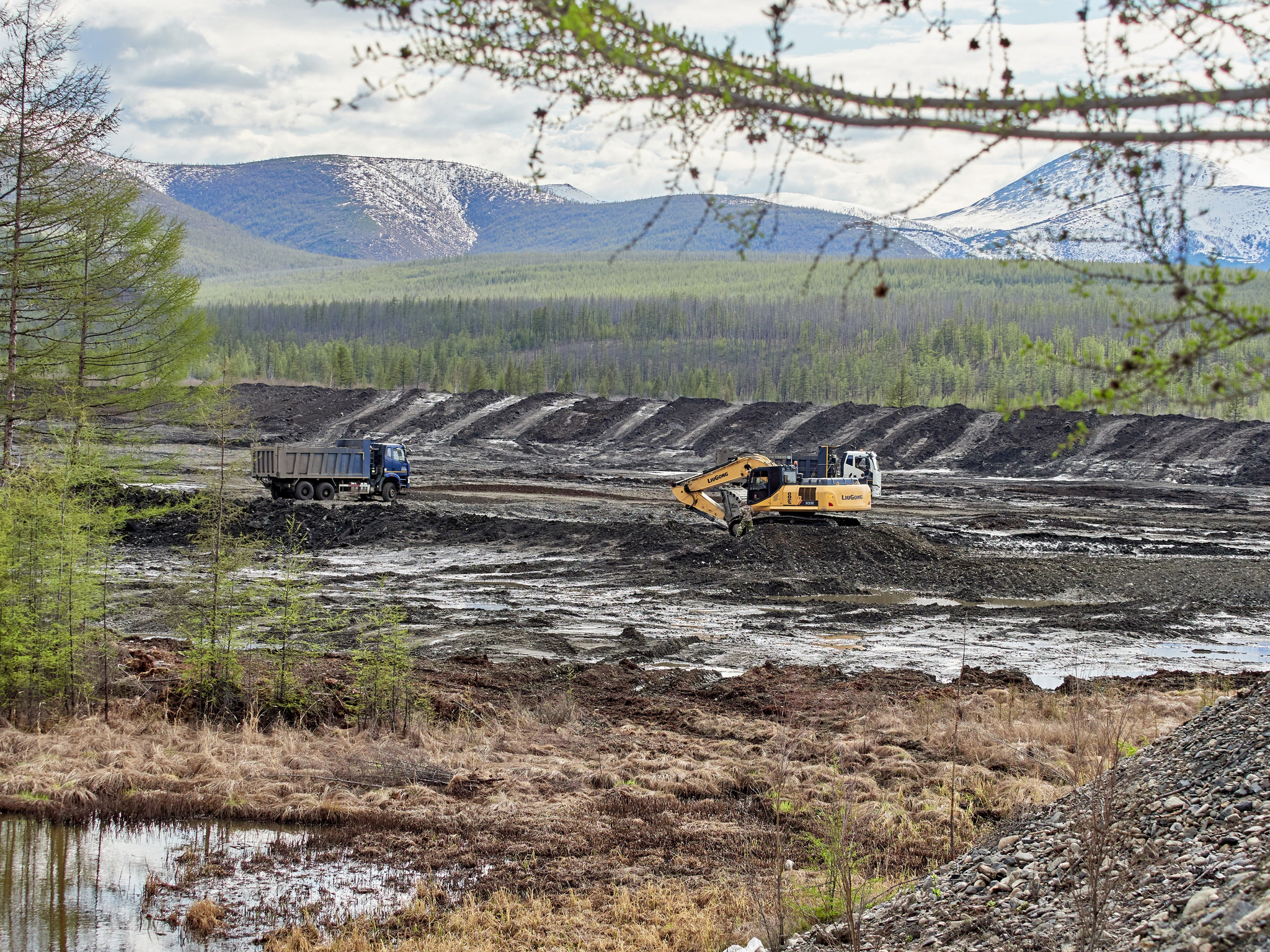 A bit of Kolyma in the feed - My, Landscape, The photo, Kolyma, Clouds, Hills, The mountains, Gold, Longpost