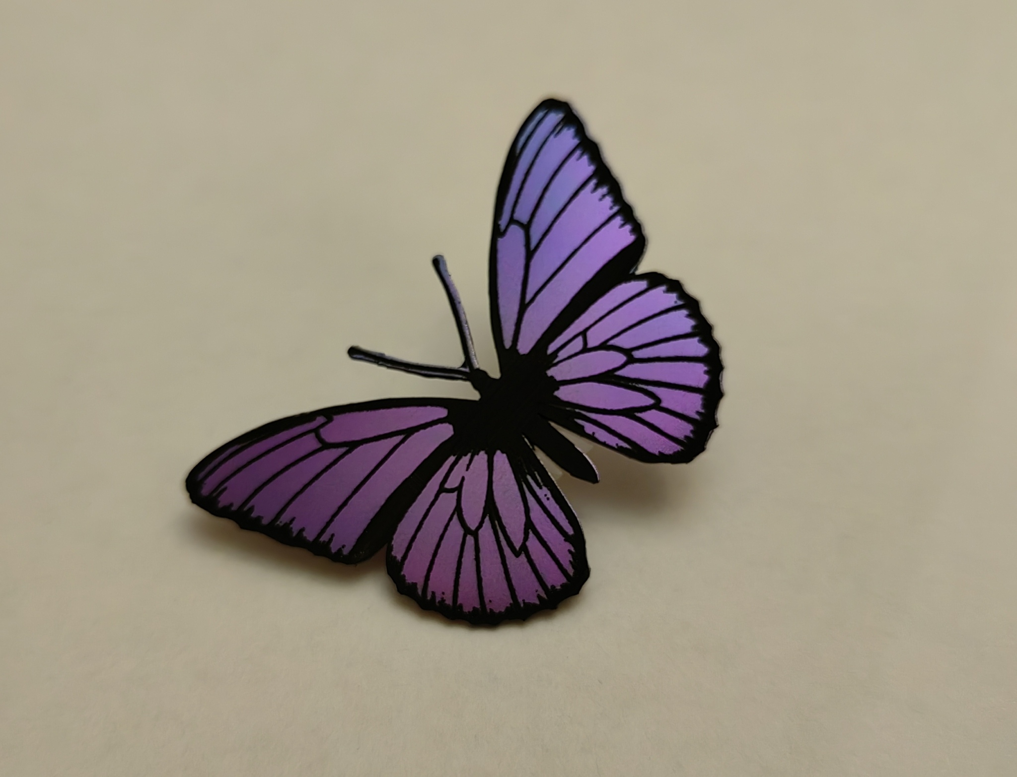 Completing the Anodized Butterfly Project - My, Experiment, Chemistry, Drawing process, Butterfly, Video, Soundless, Vertical video, Longpost