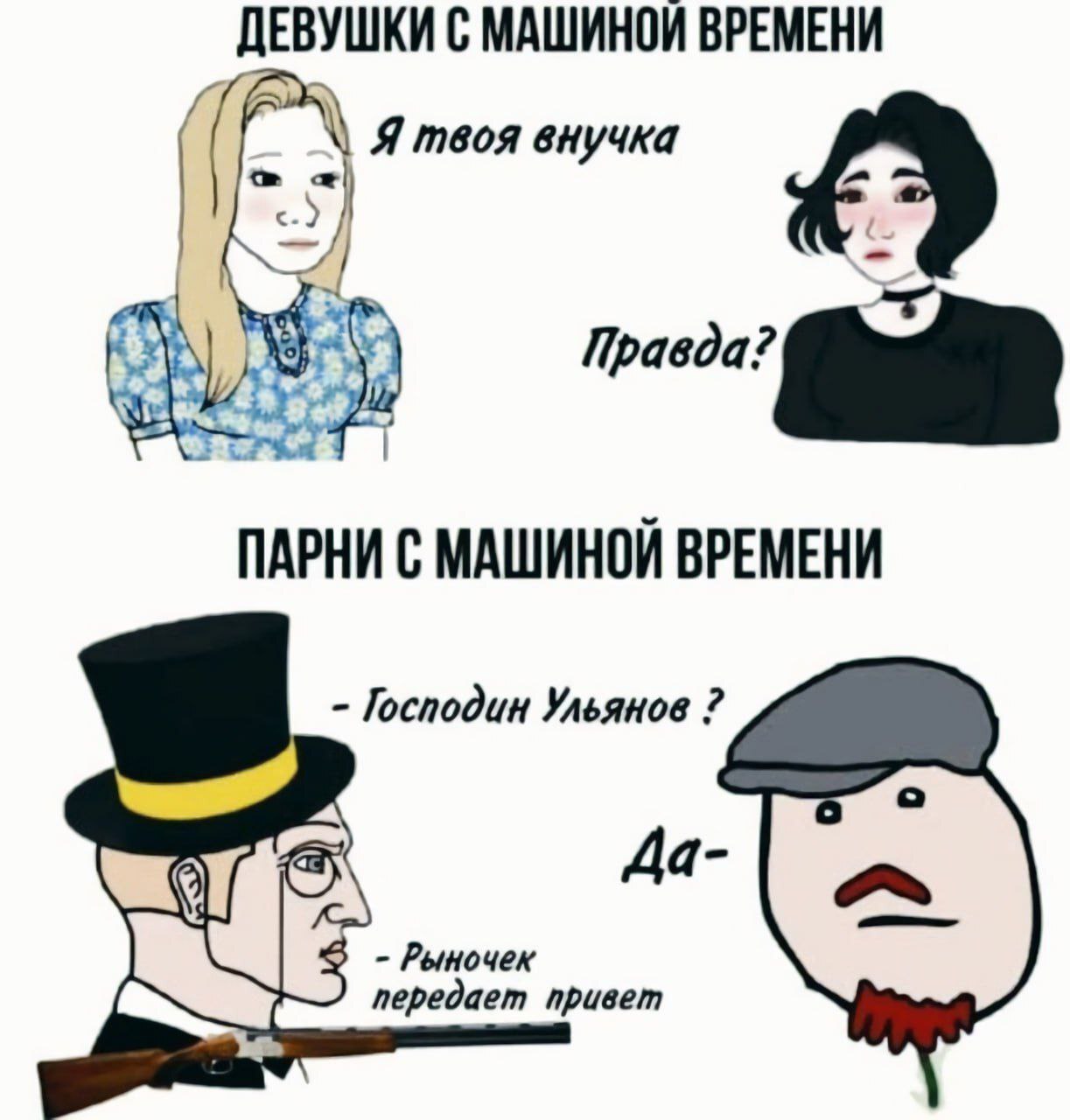 Time Machine - Humor, Memes, Picture with text, Time Machine, Lenin, Telegram (link)