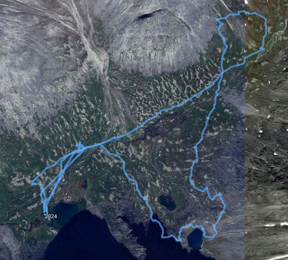 Как мы осенью'24 в Хибины ходили (Часть 3/5) - Моё, Горный туризм, Хибины, Поход, Отдых на природе, Кольский полуостров, Горы, Видео, Видео вк, Длиннопост, Фотография, Пеший туризм