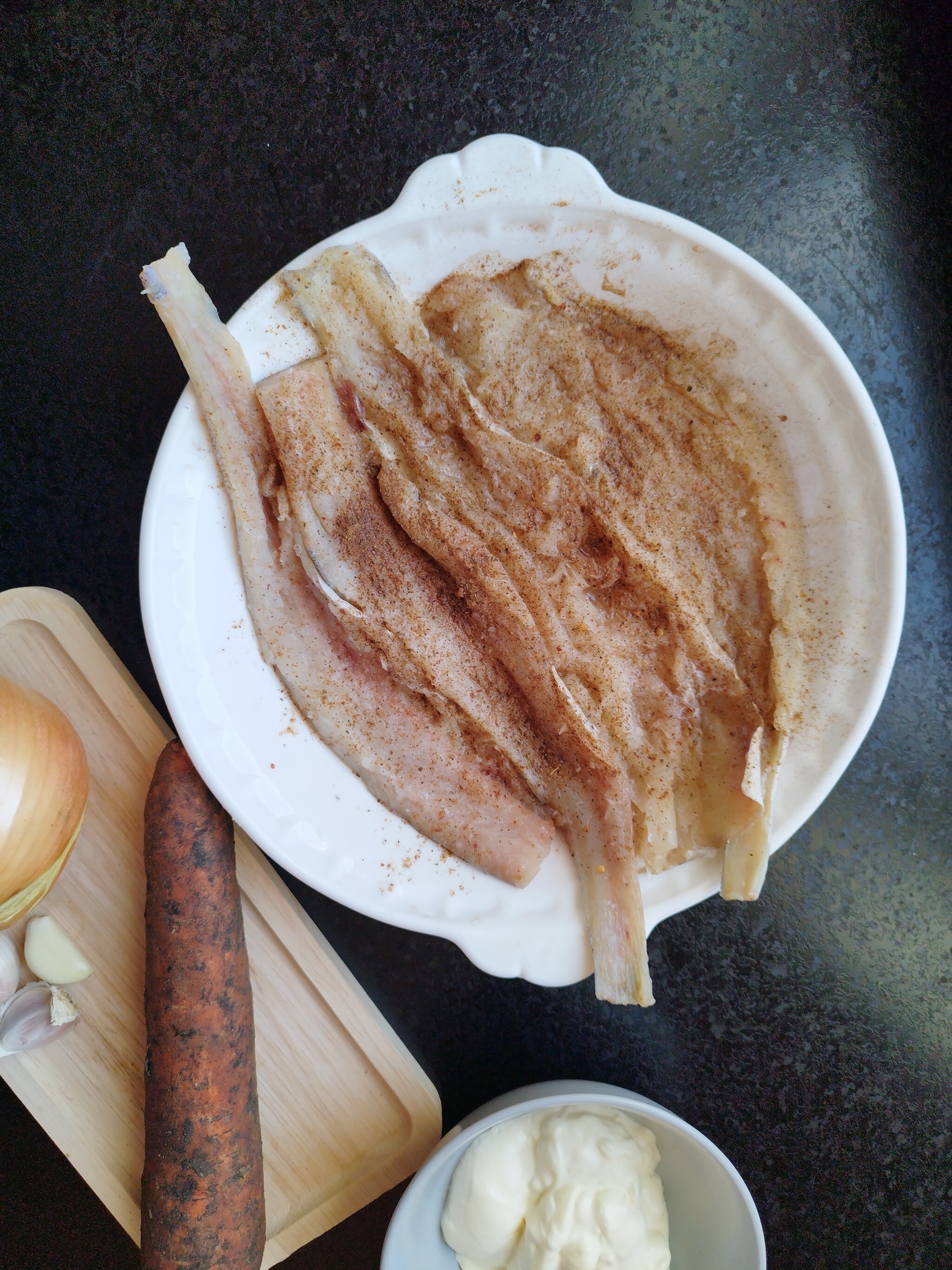 Porridge from an axe: white fish with millet in the oven. Food for 200 rubles - My, Food, Recipe, Ax porridge, Cooking, A fish, Millet, Longpost