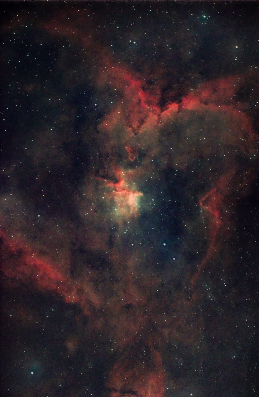 I think I figured out how to photograph nebulae correctly. - My, Astrophoto, Nebula, The photo